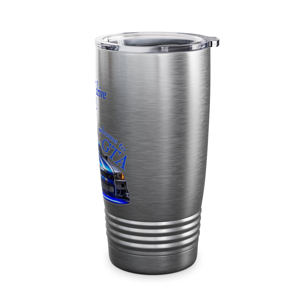 Don't Drive Like A Girl Blue / Insulated Tumbler 20oz