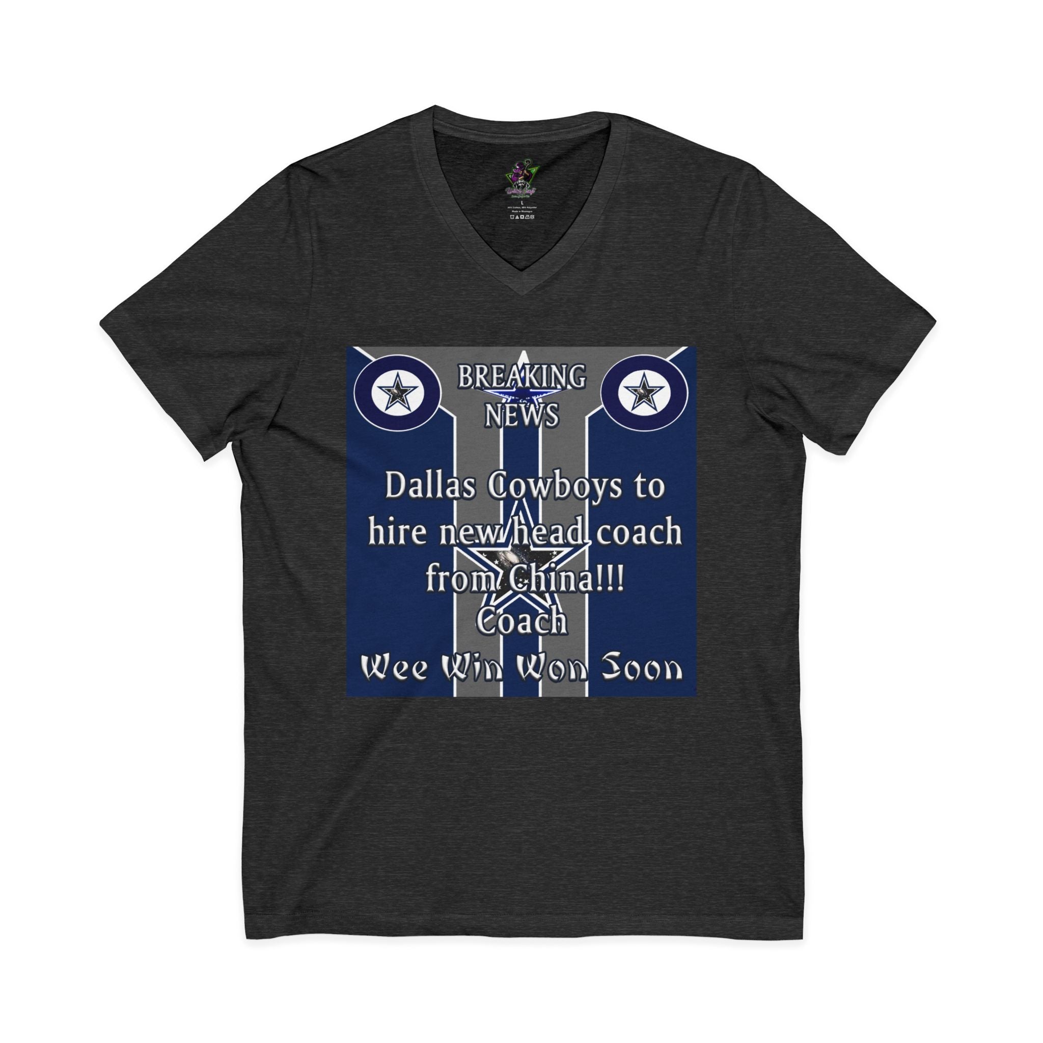 Wee Win Won Soon / V-Neck Tee