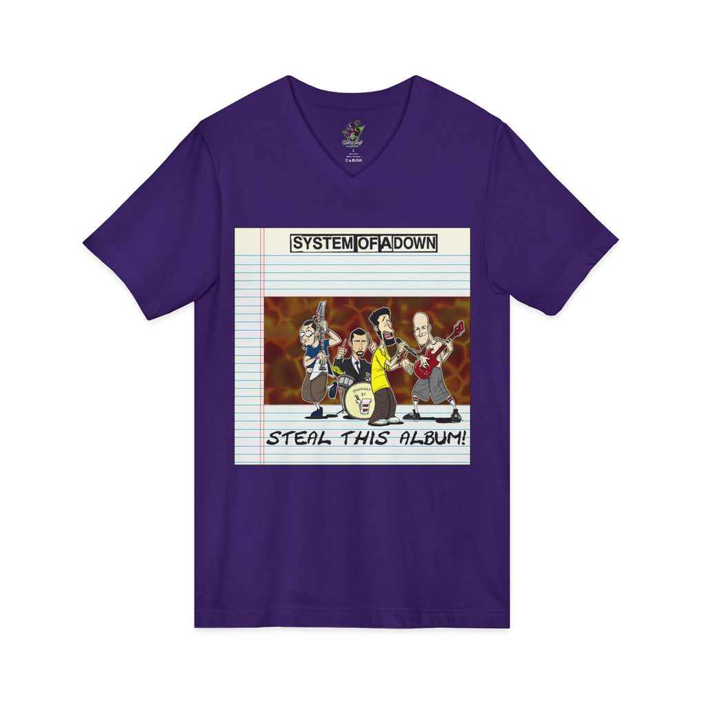 SOAD Steal This Album F&B / V Neck Tee