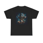 MINE Skull Cowboy Tee — Dark Western Skull Graphic T-Shirt
