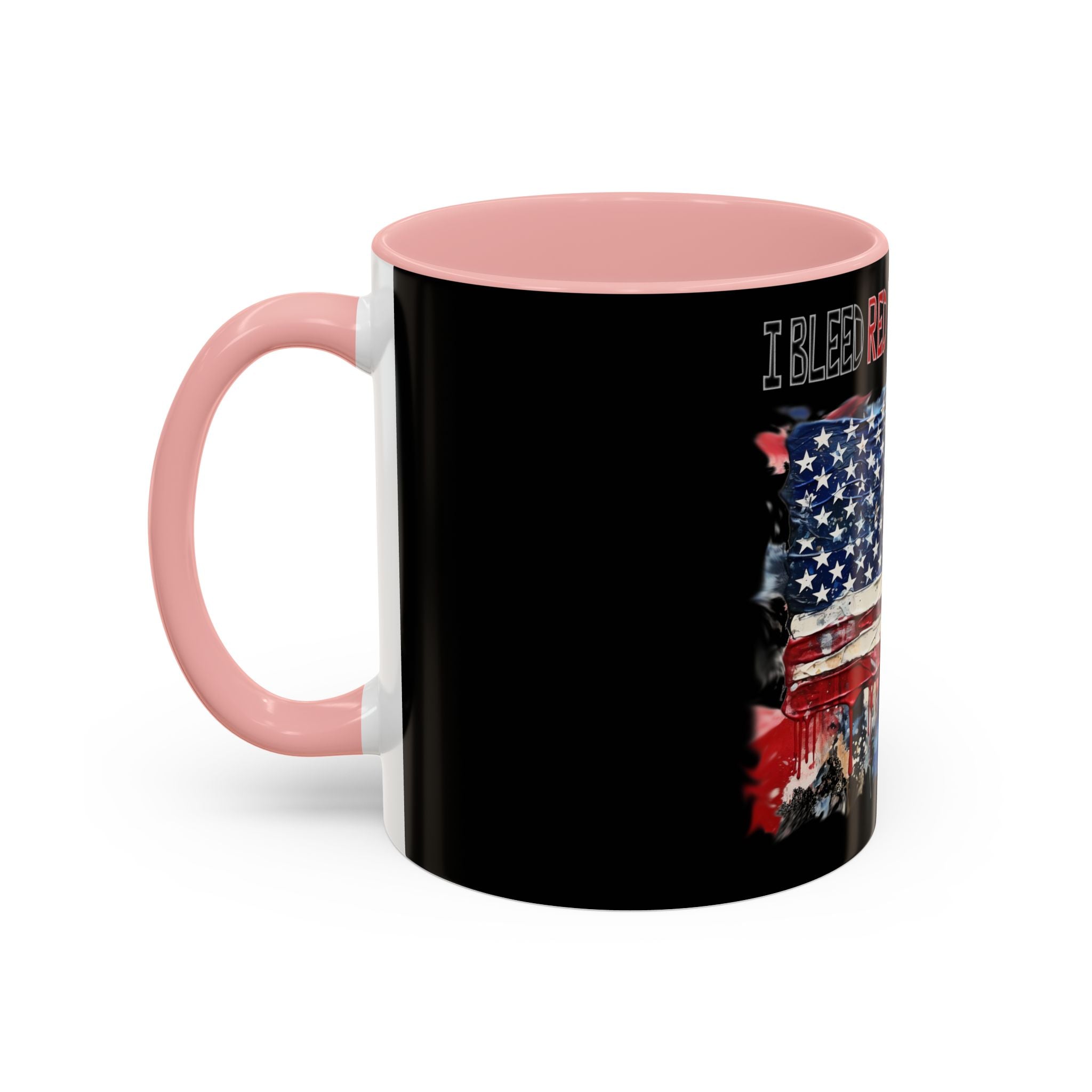 I Bleed Red White and Blue / Accent Coffee Mug 11/15oz