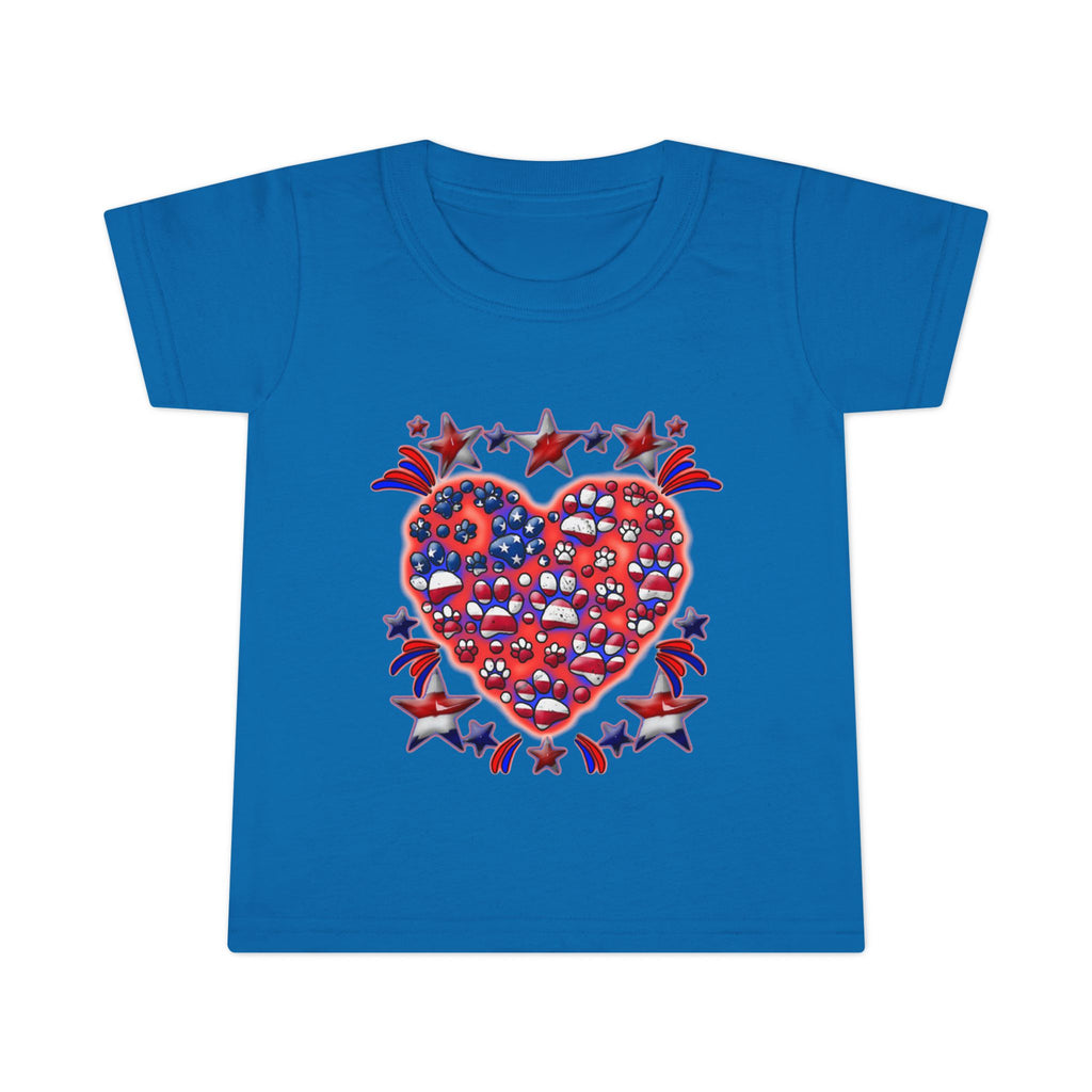 Patriotic Dog Heart / Toddler
