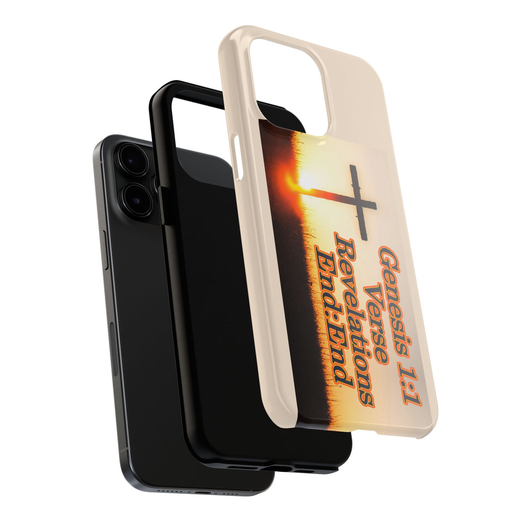 Genesis 1:1 Verse Revelations End:End / Tough Phone Case