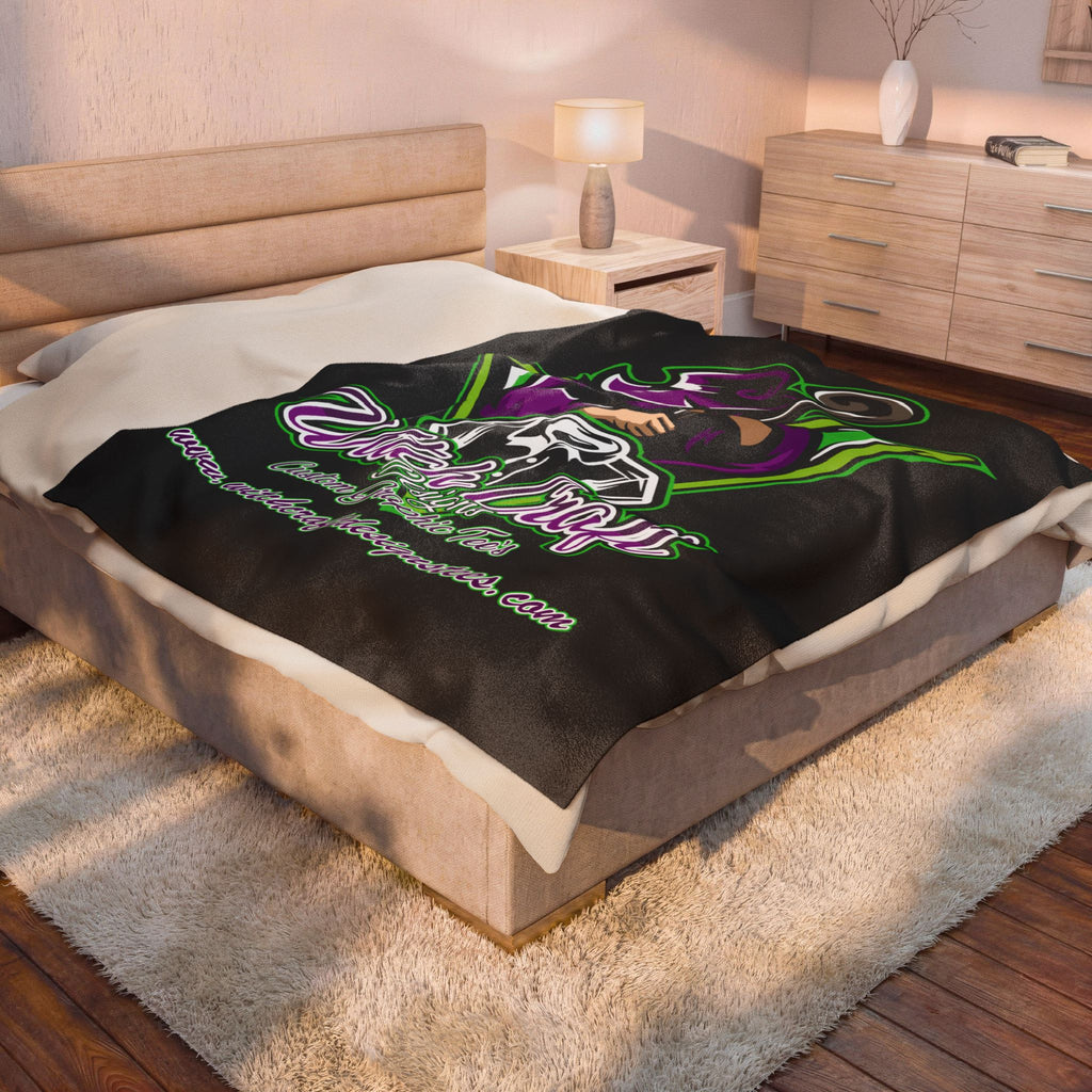 Witch Craft Designs Tees / Velveteen Plush Blanket