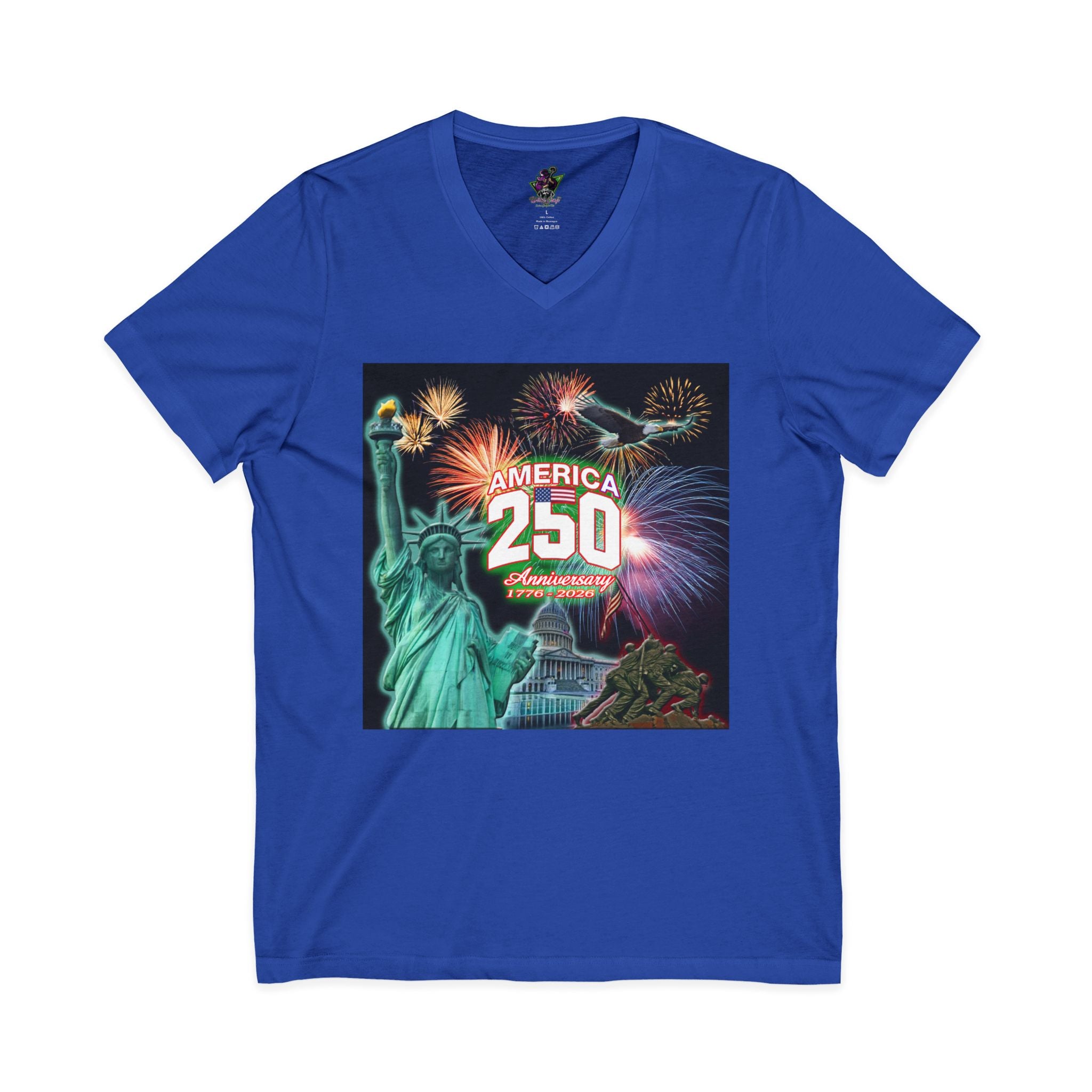 Statue of Liberty America 250th / V-Neck Tee