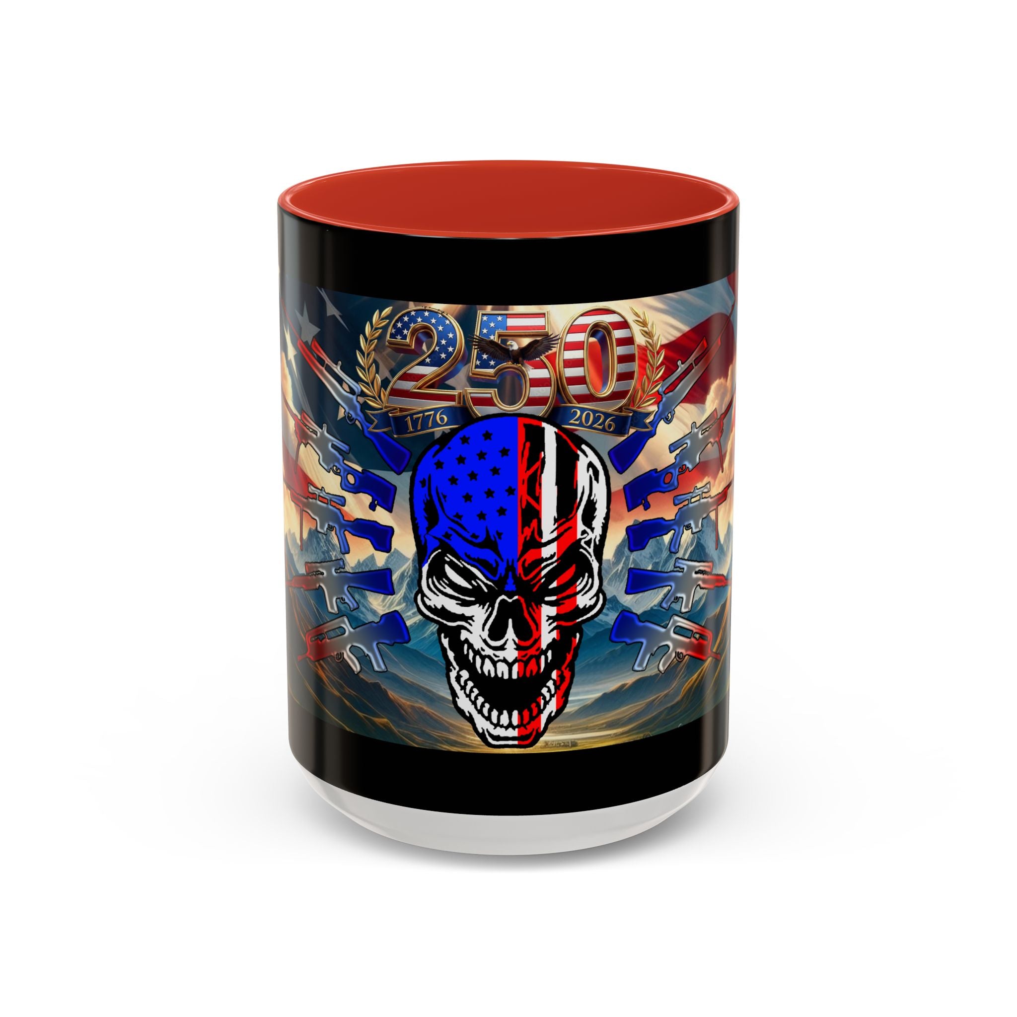 Skull & Guns 250th / Accent Coffee Mug 11/15 oz