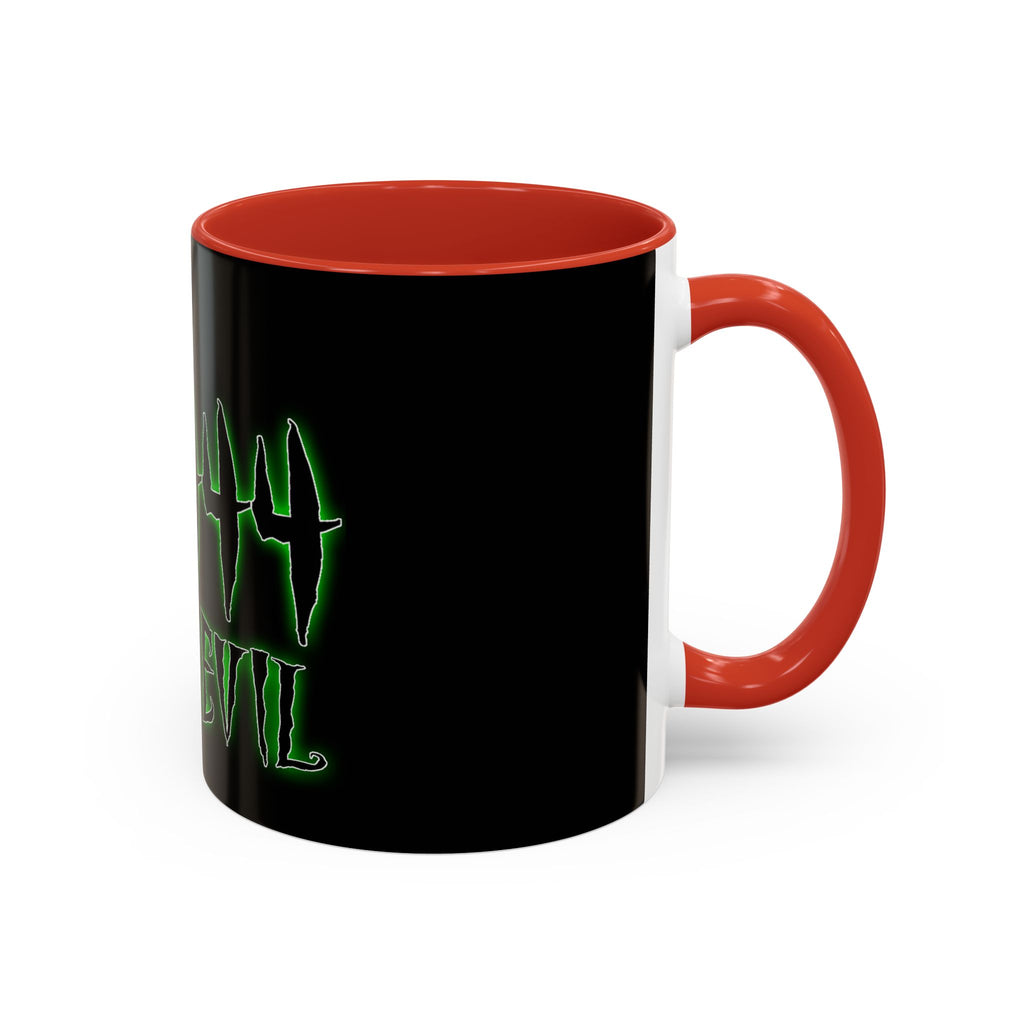 2/3 Evil Punk Skull / Accent Coffee Mug 11/15oz