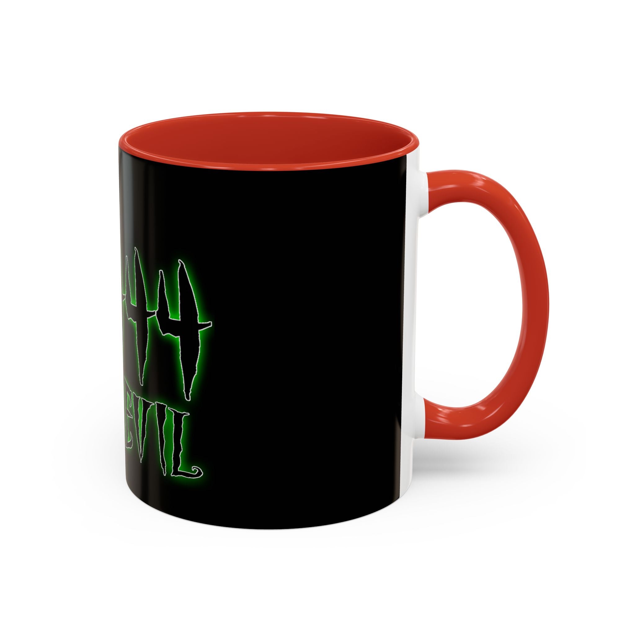 2/3 Evil Punk Skull / Accent Coffee Mug 11/15oz
