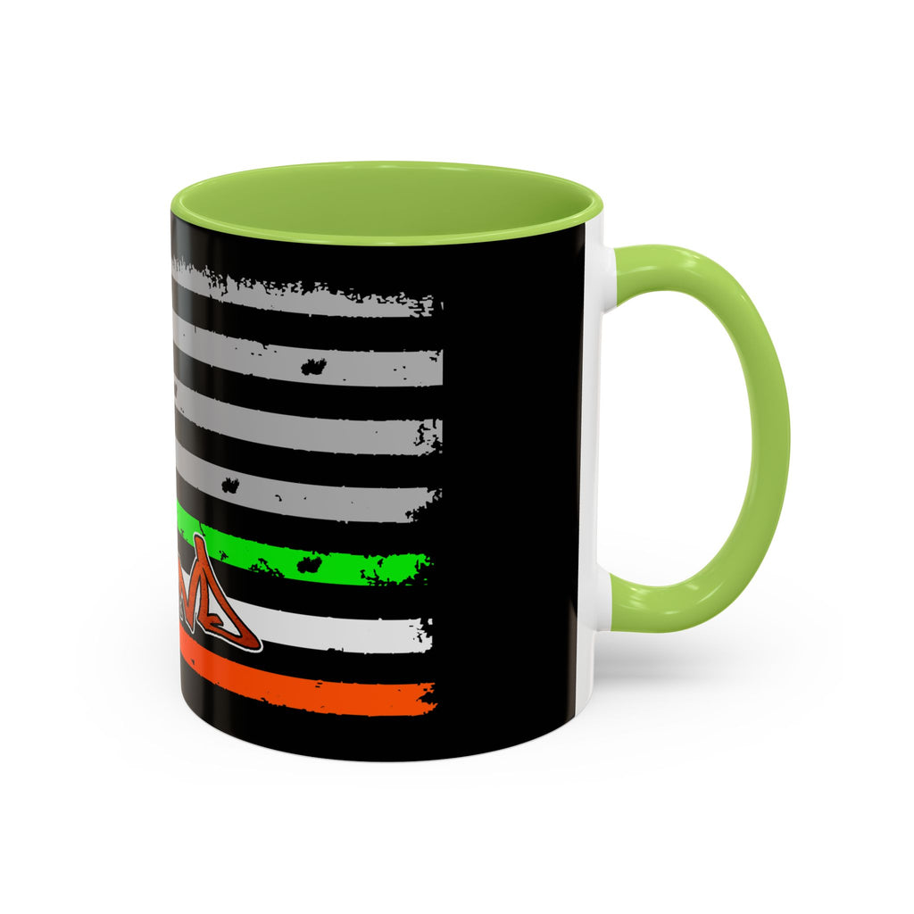 American/Ireland Flag / Accent Coffee Mug 11/15 oz