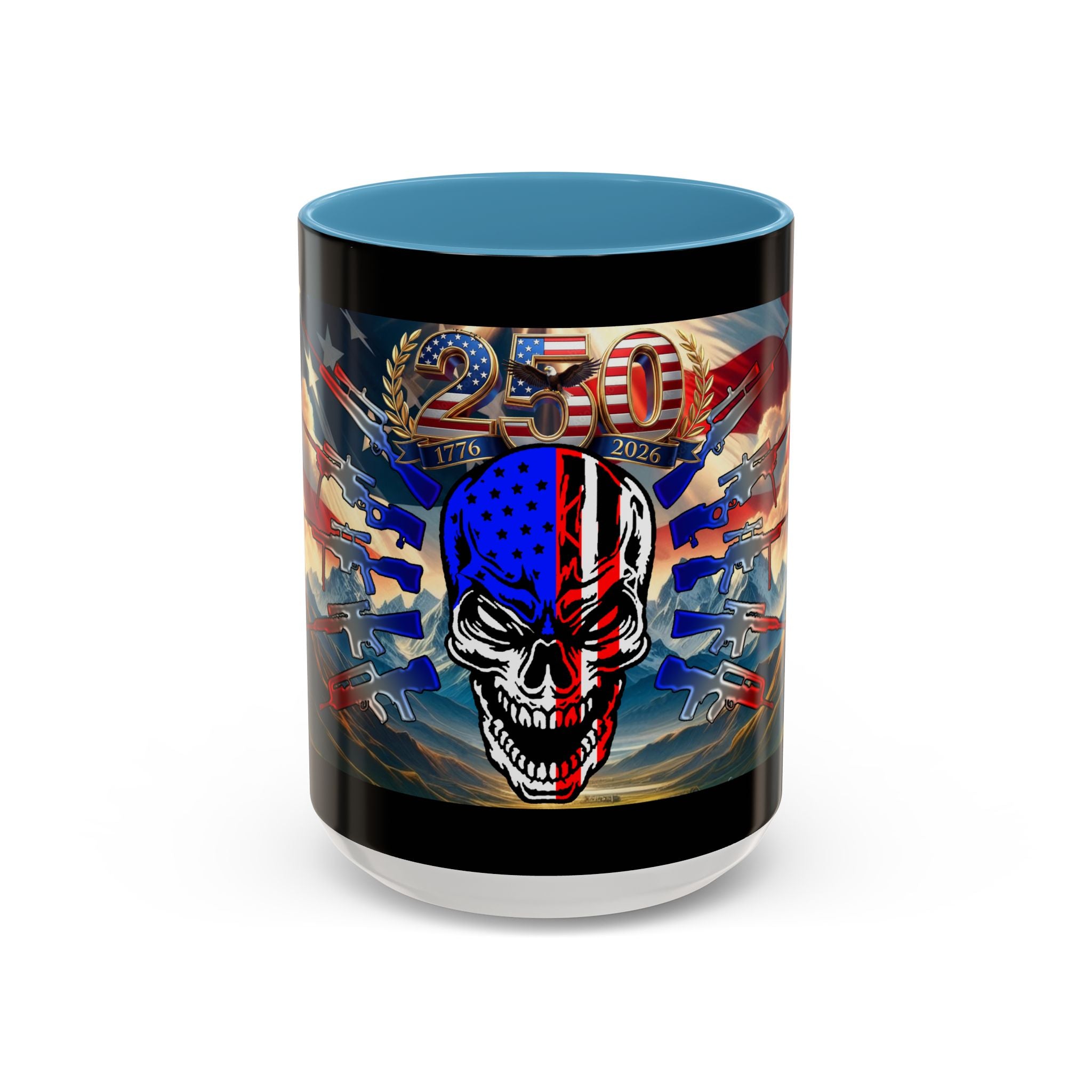 Skull & Guns 250th / Accent Coffee Mug 11/15 oz