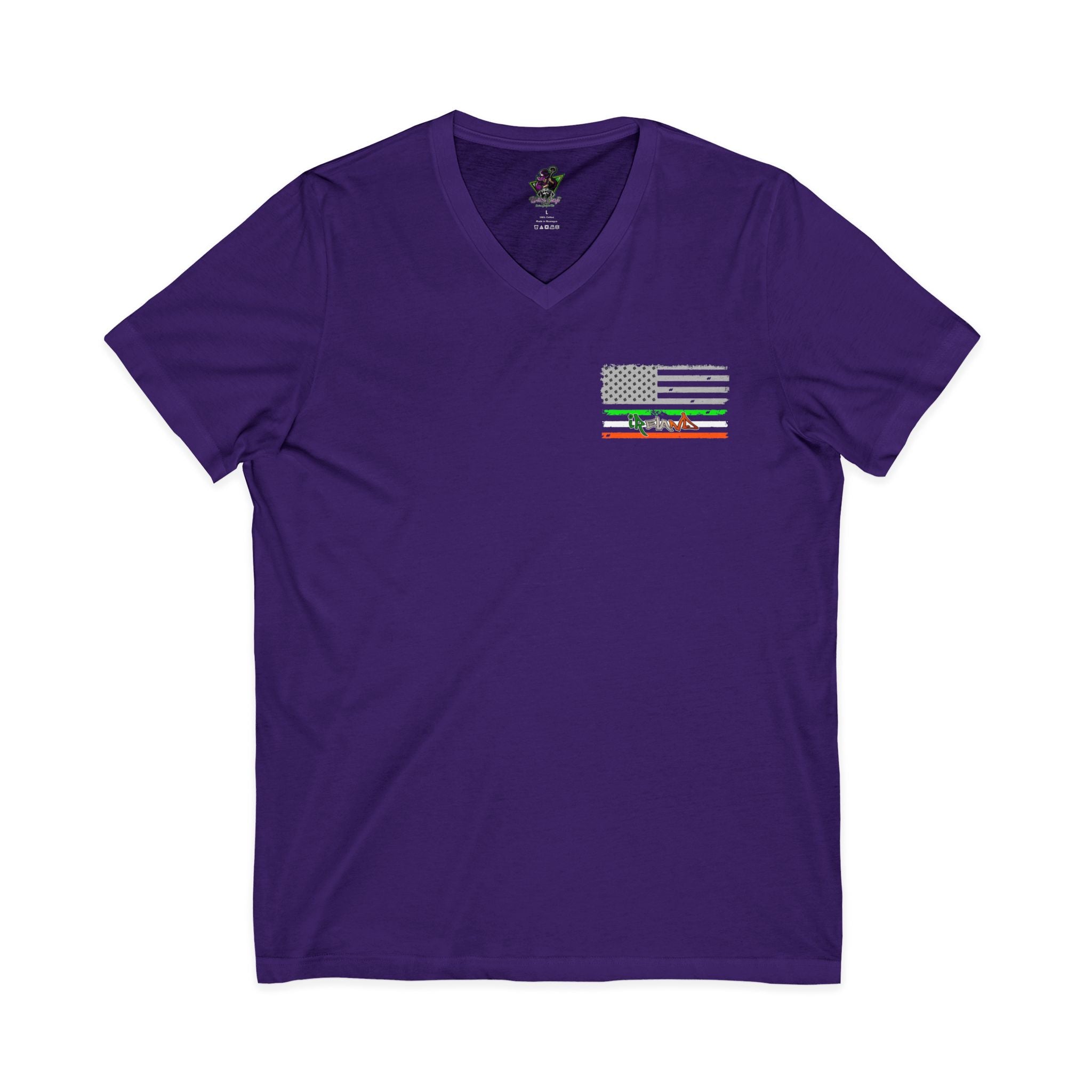 American / Ireland Flag  F&B / V-Neck Tee
