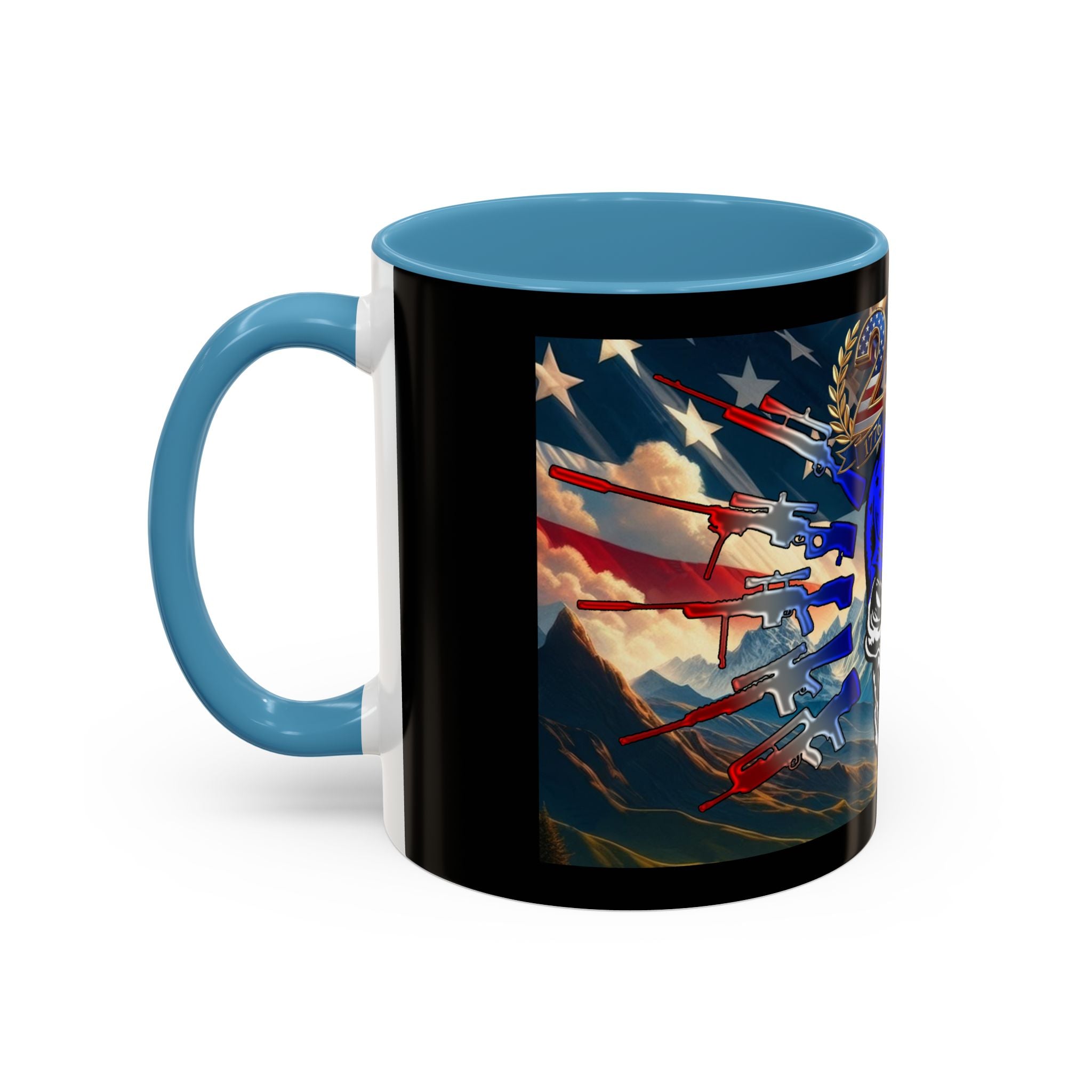 Skull & Guns 250th / Accent Coffee Mug 11/15 oz