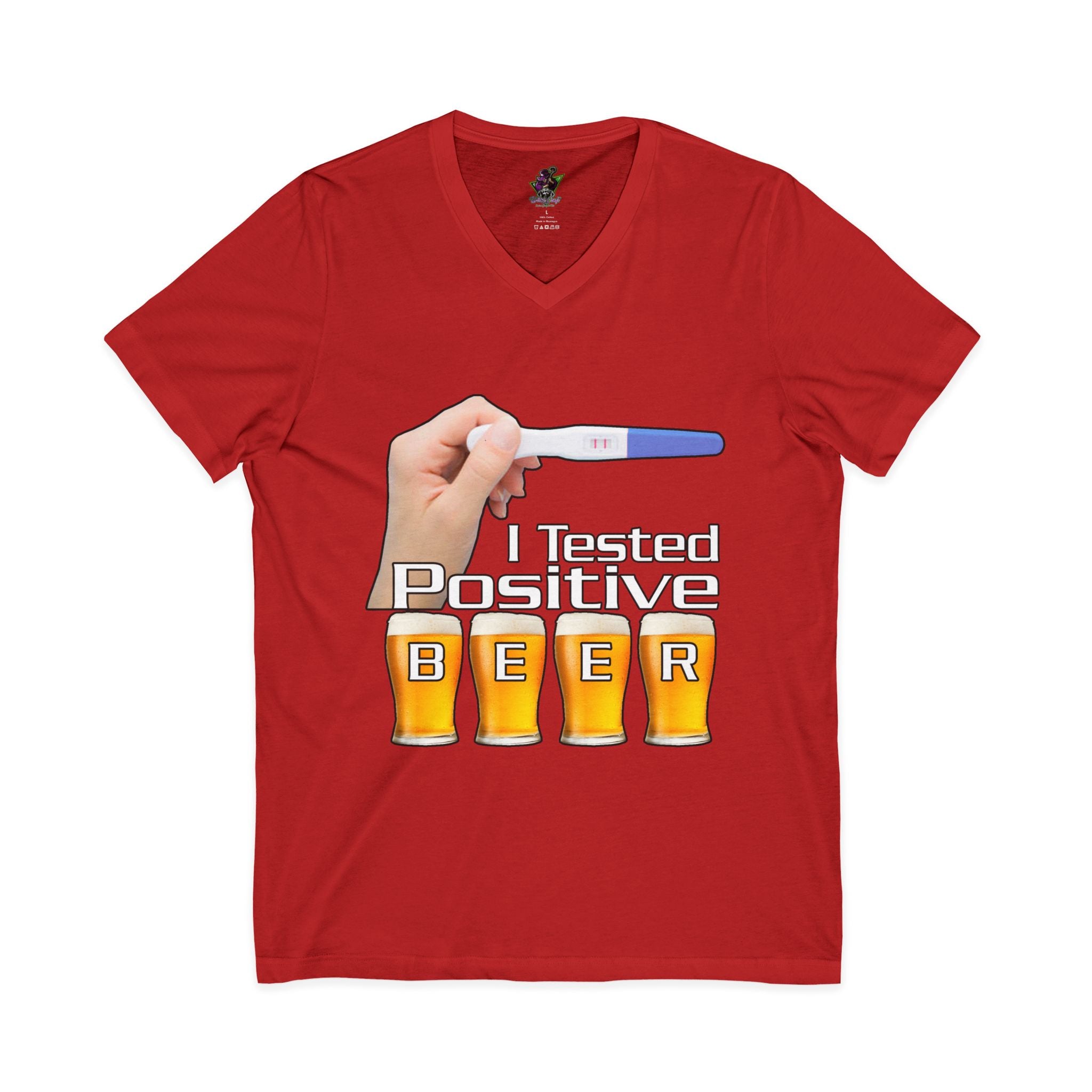Tested Positive Beer / V-Neck Tee