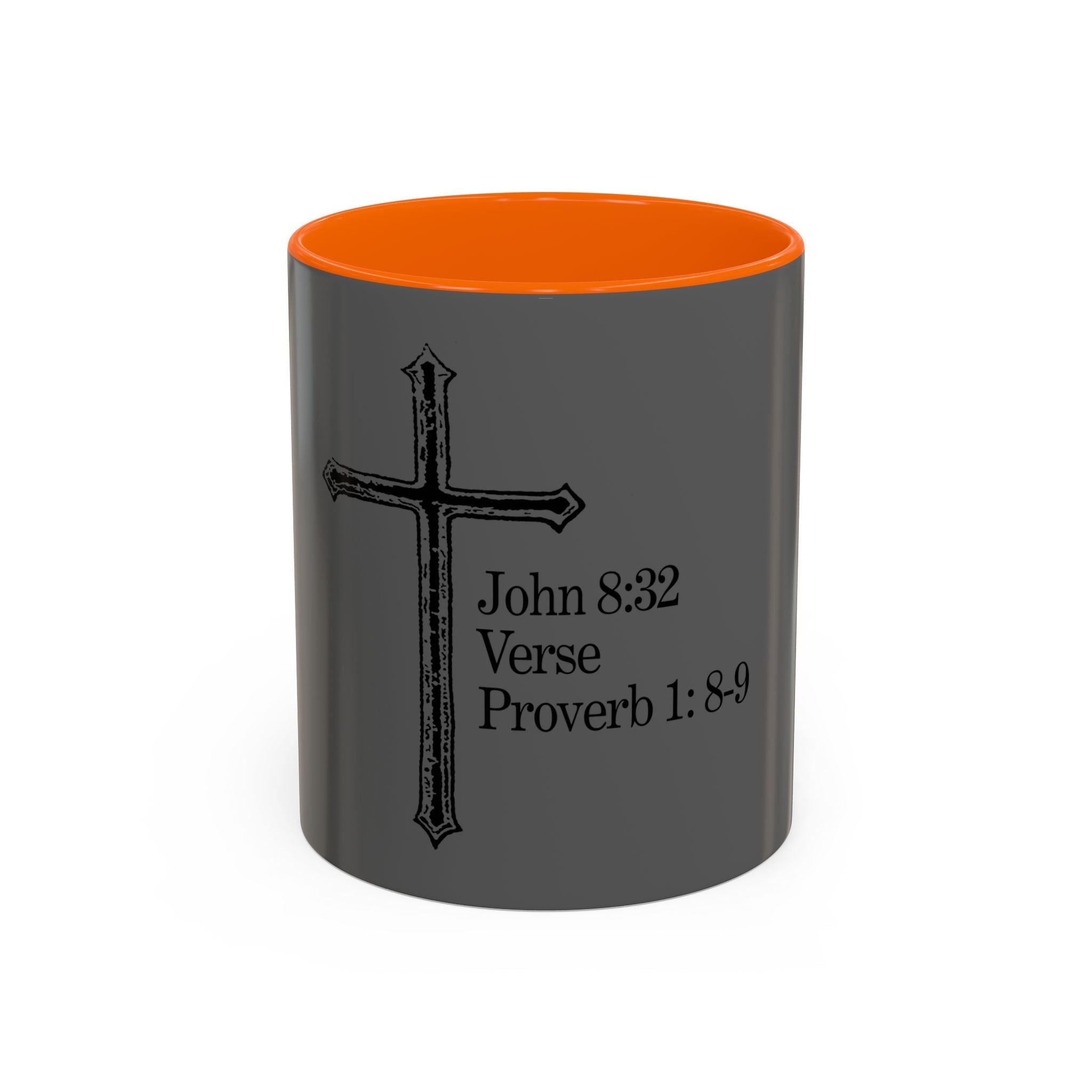 John 8:32 / Proverb 1: 8-9 / Accent Coffee Mug 11/15oz
