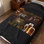 Beer Will Save The World / Velveteen Plush Blanket