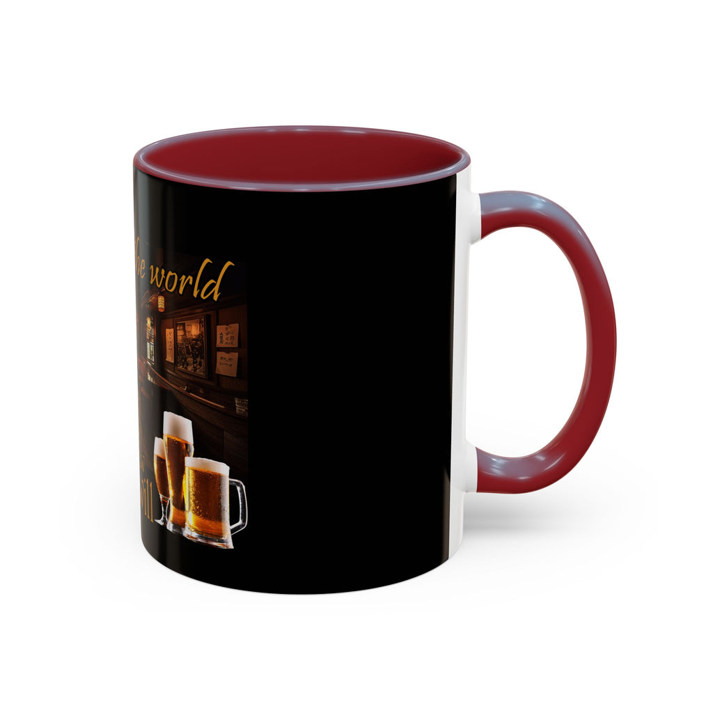 Beer Will Save The World / Accent Coffee Mug 11/15oz