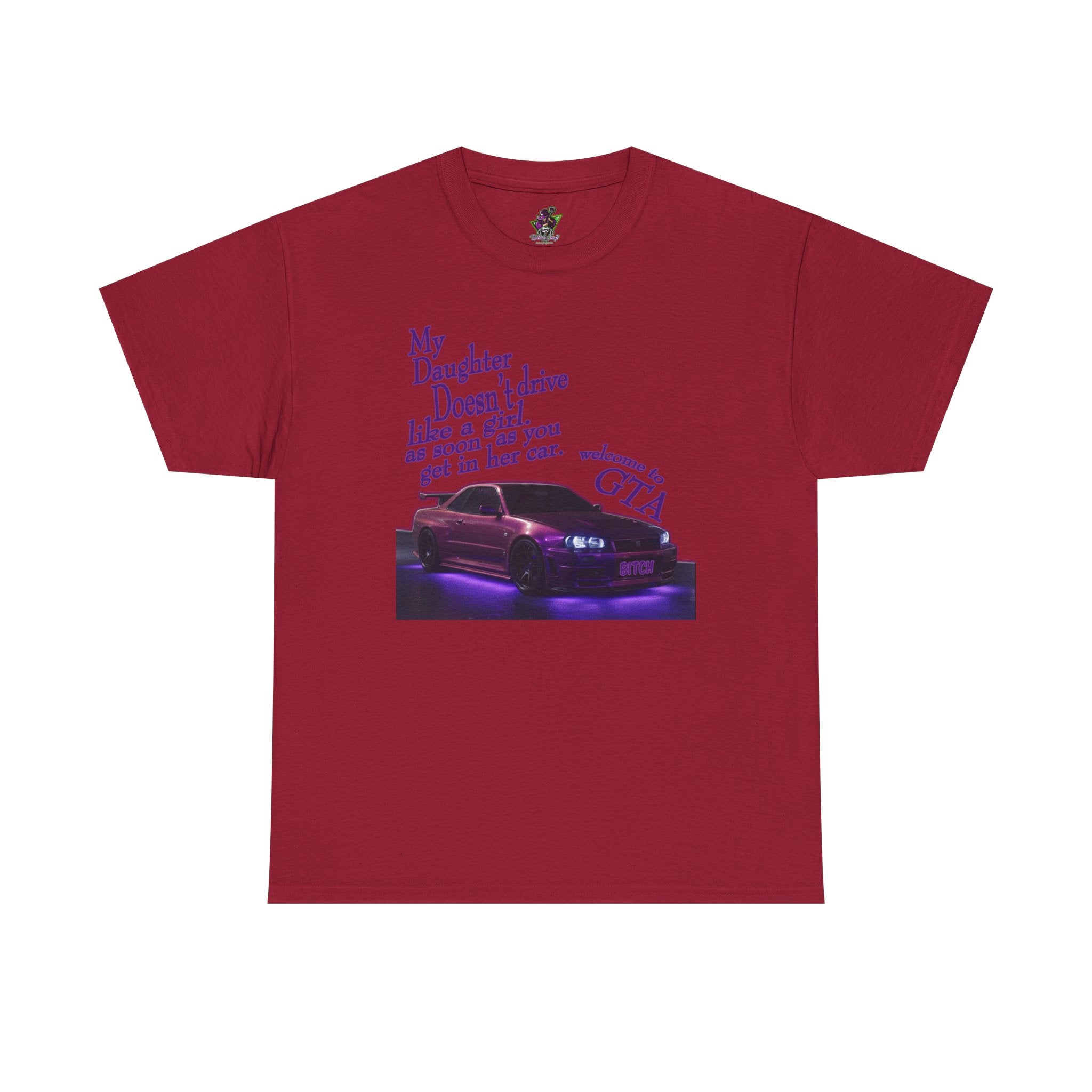 Daughter Doesn't Drive Like A Girl Purple