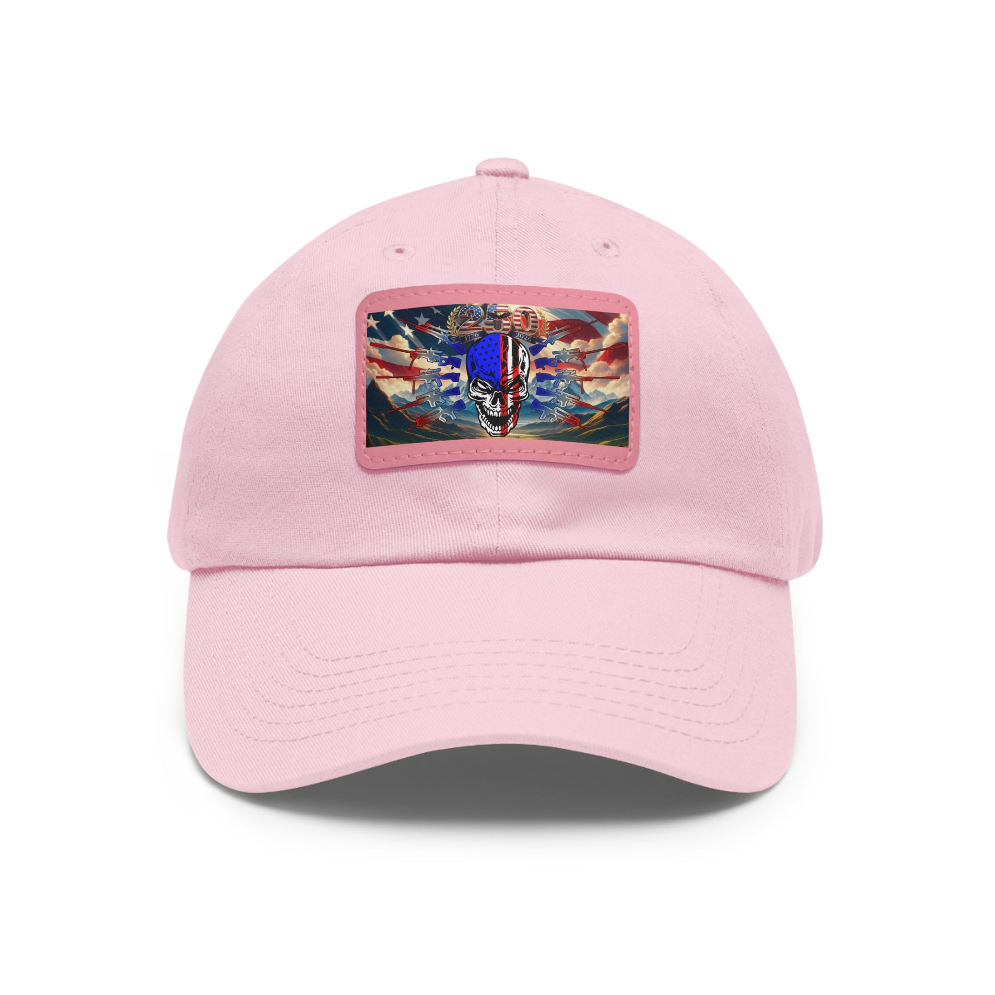 Skull & Guns 250th / Leather Patch Hat