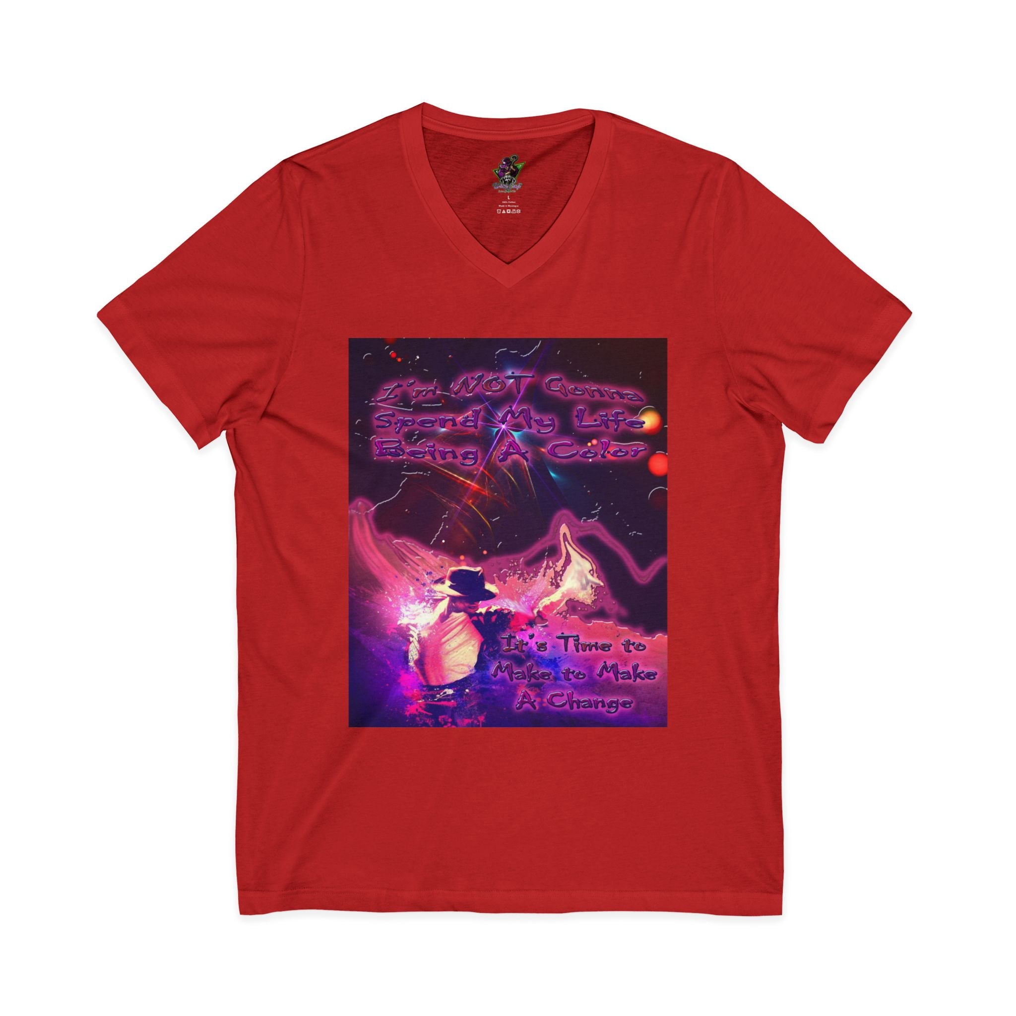 Life Being A Color / V-Neck Tee