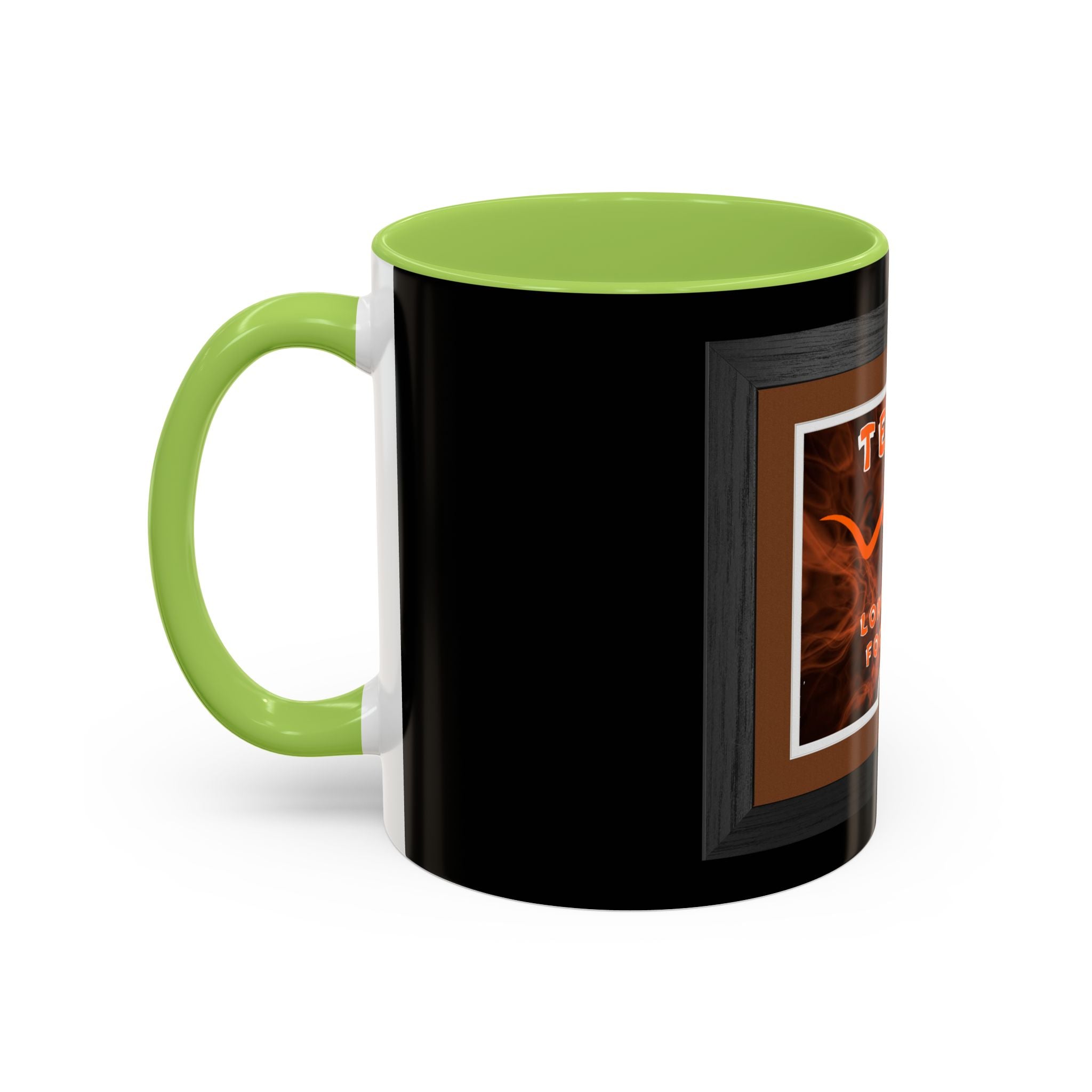 Texas Longhorns Framed / Accent Coffee Mug 11/15oz