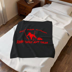 Mind Your Business Guy Stripper / Velveteen Plush Blanket