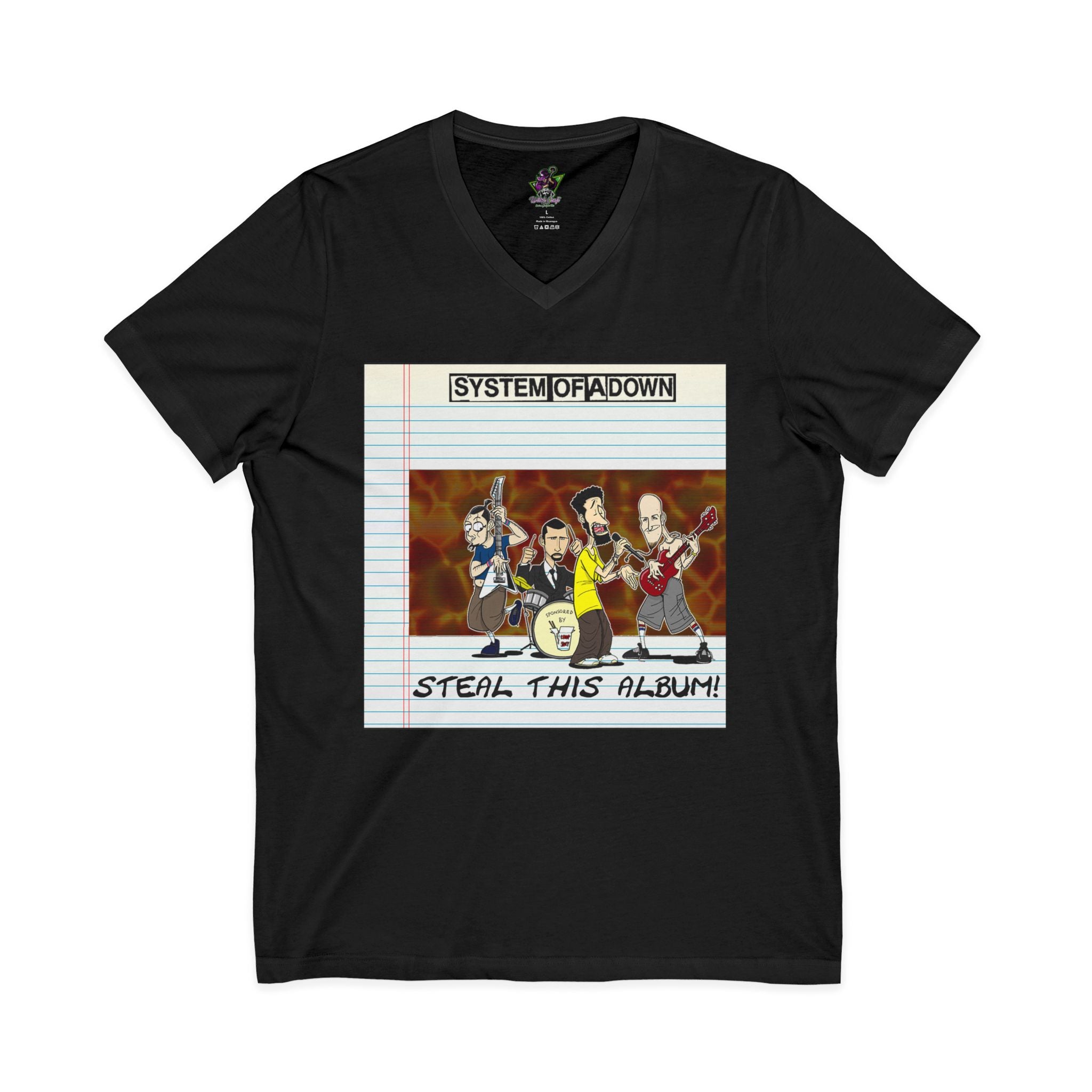 SOAD Steal This Album F&B / V Neck Tee