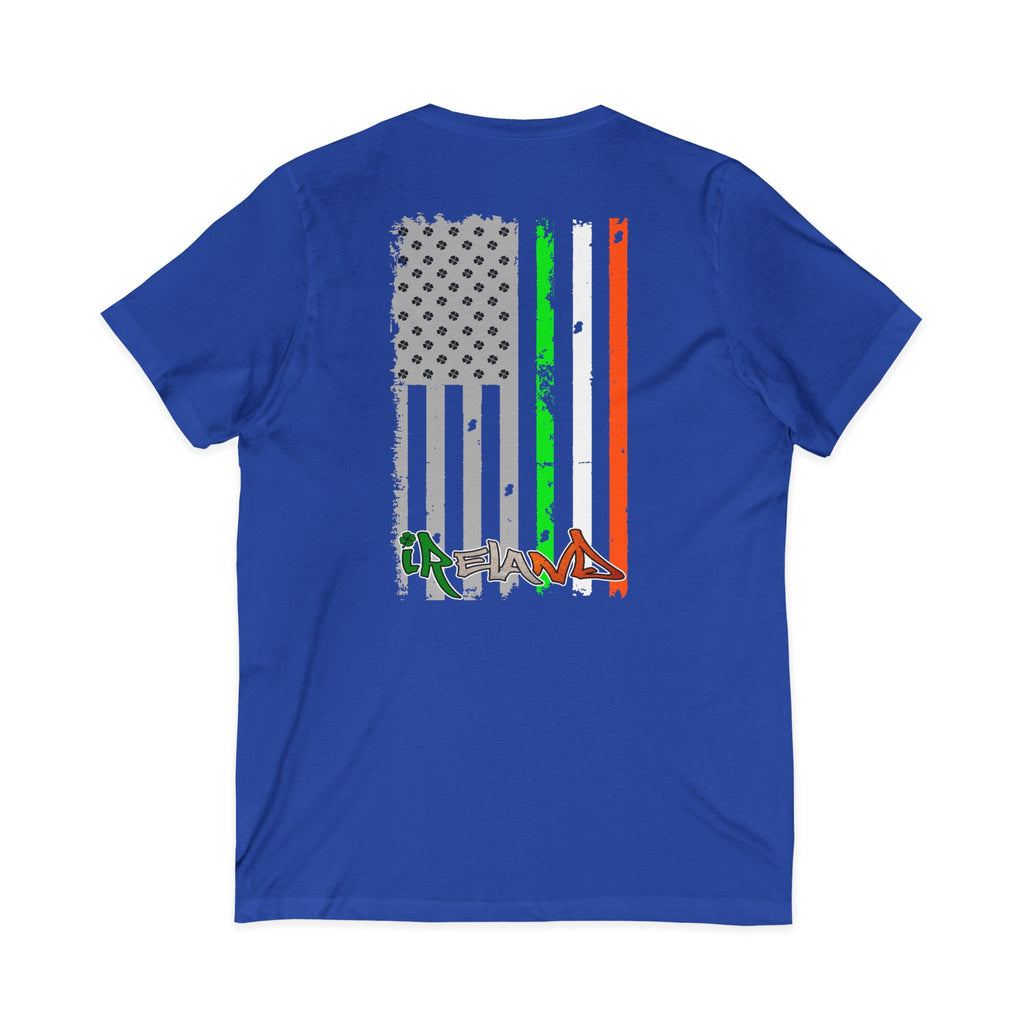 American / Ireland Flag  F&B / V-Neck Tee