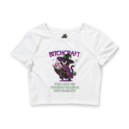 Bitchcraft The Art Of Pissing People Off / Crop Top