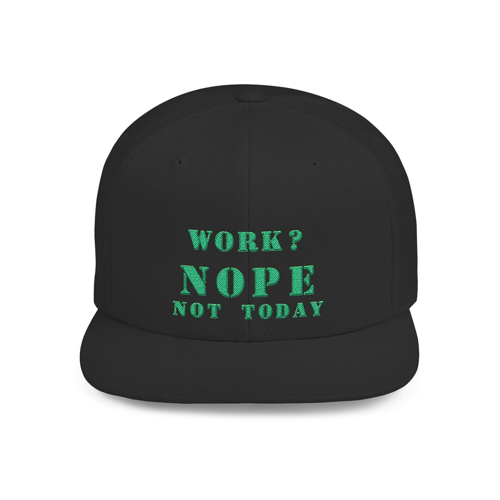 Nope Not Today / Flat Bill Snapback