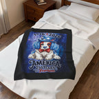 American Puppy 250th / Velveteen Plush Blanket