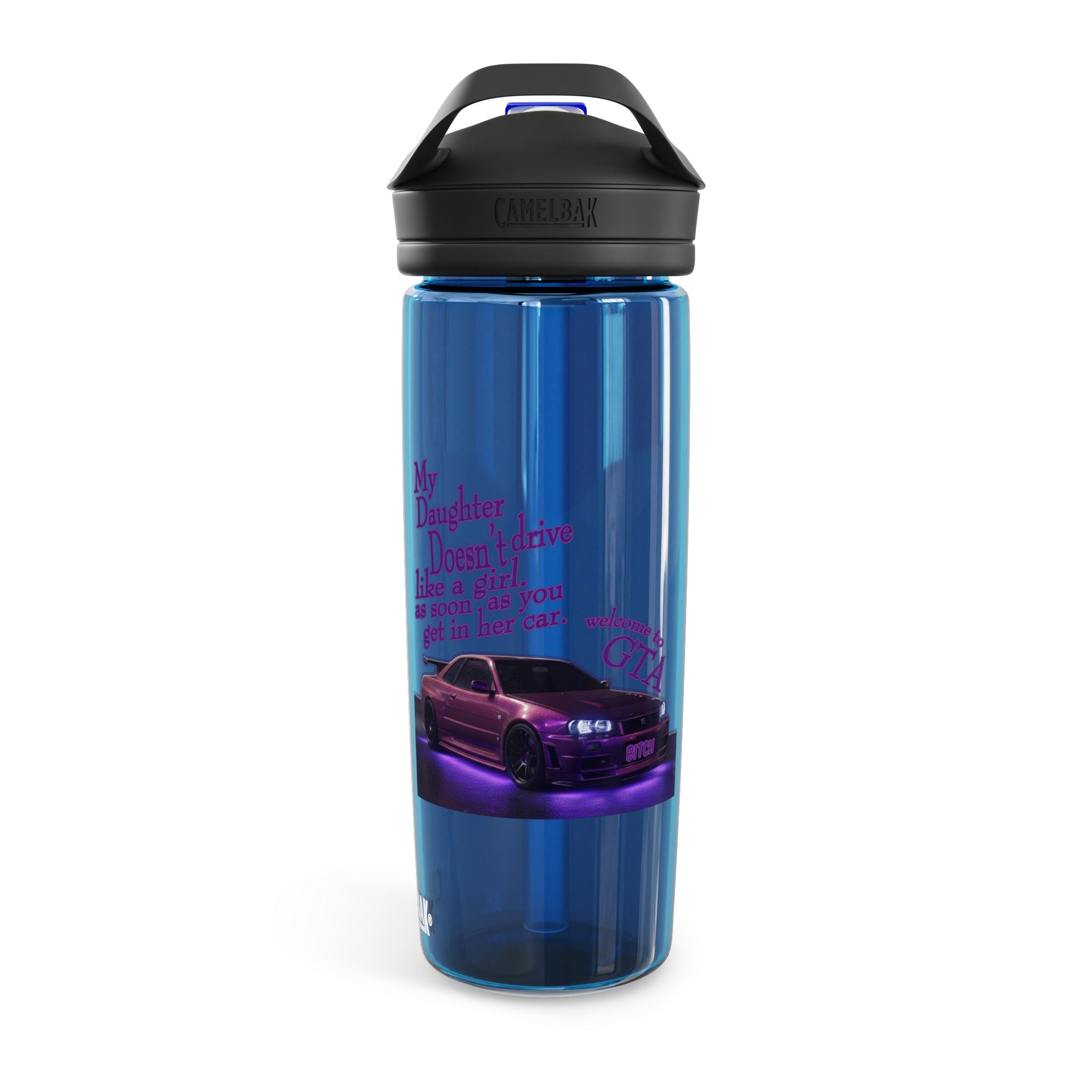 Daughter Doesn't Drive Like A Girl Purple / Camelbak Water Bottle 20/25oz