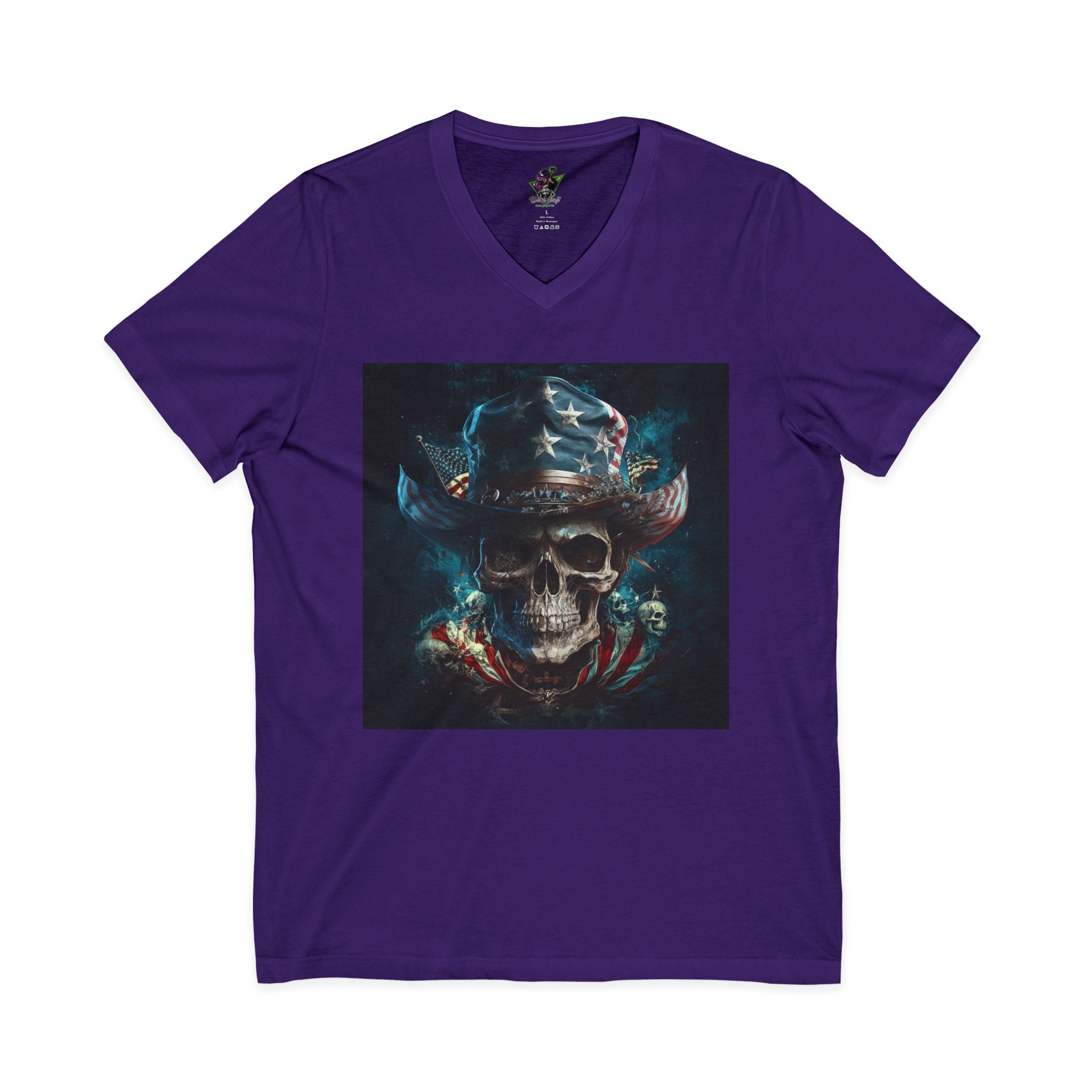 Skull Cowboy / V-Neck Tee