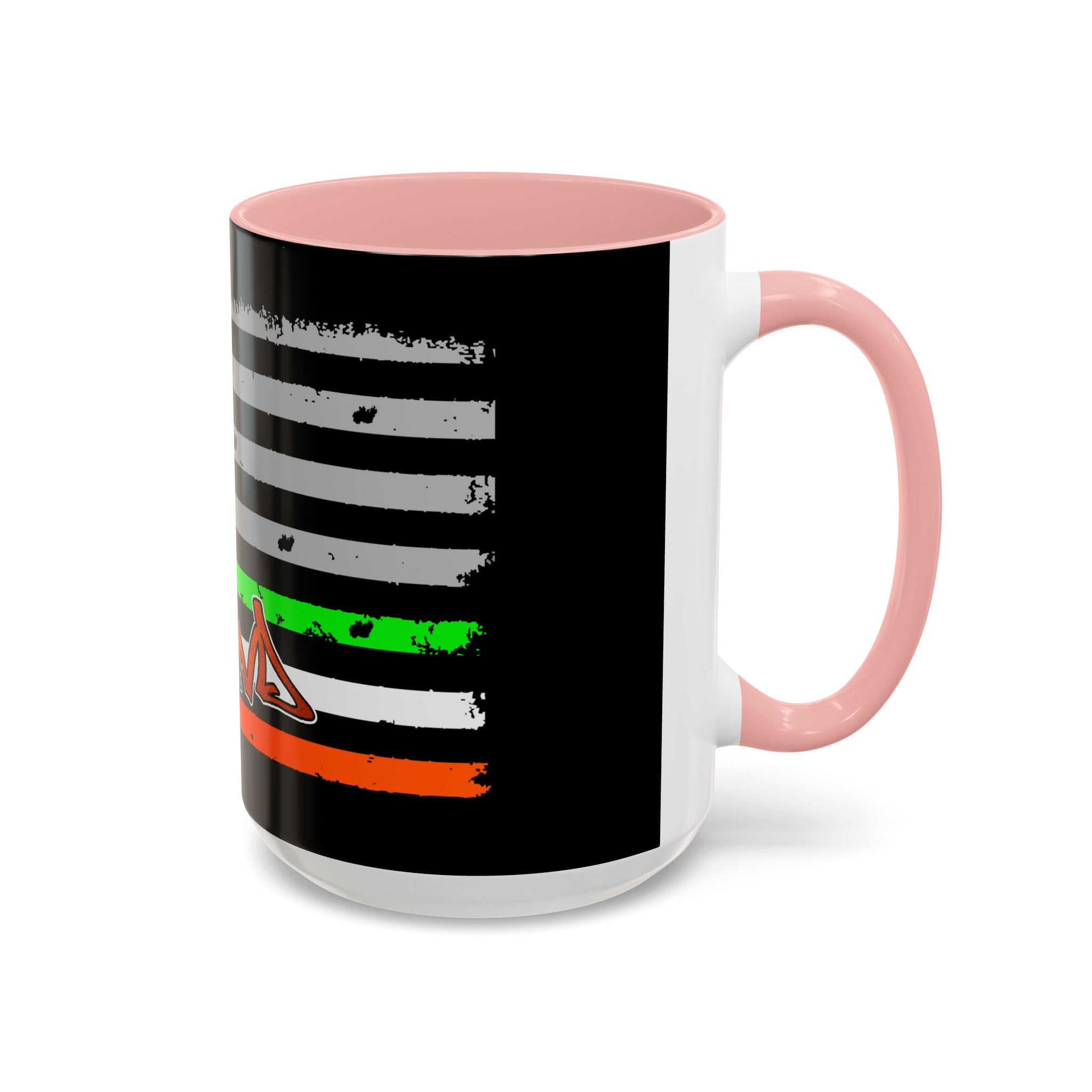 American/Ireland Flag / Accent Coffee Mug 11/15 oz