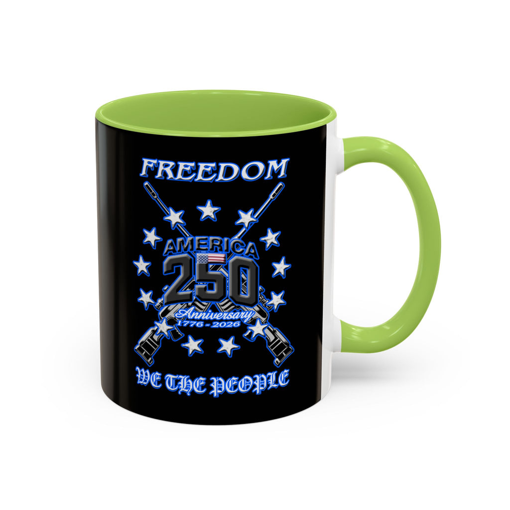 250 Anniversary Freedom 1776–2026 / Accent Coffee Mug 11/15oz