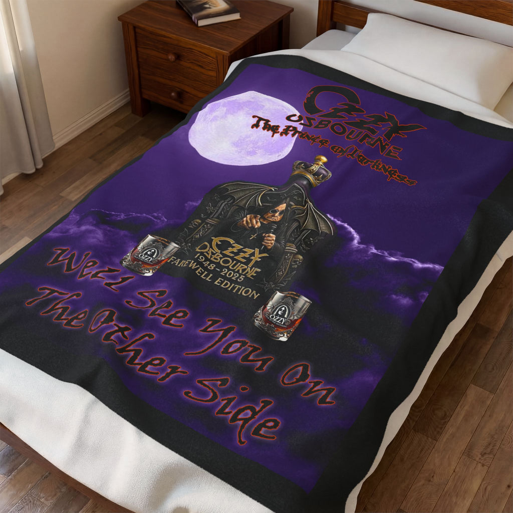 Farewell Ozzy /Velveteen Plush Blanket