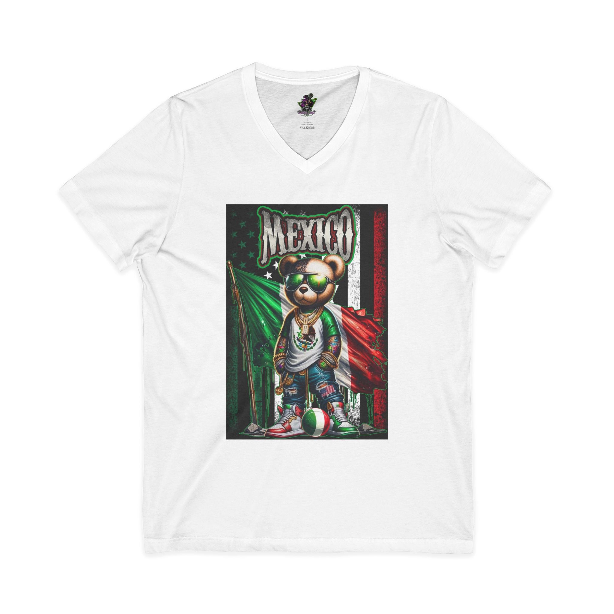 Mexico Teddy Bear / V-Neck Tee