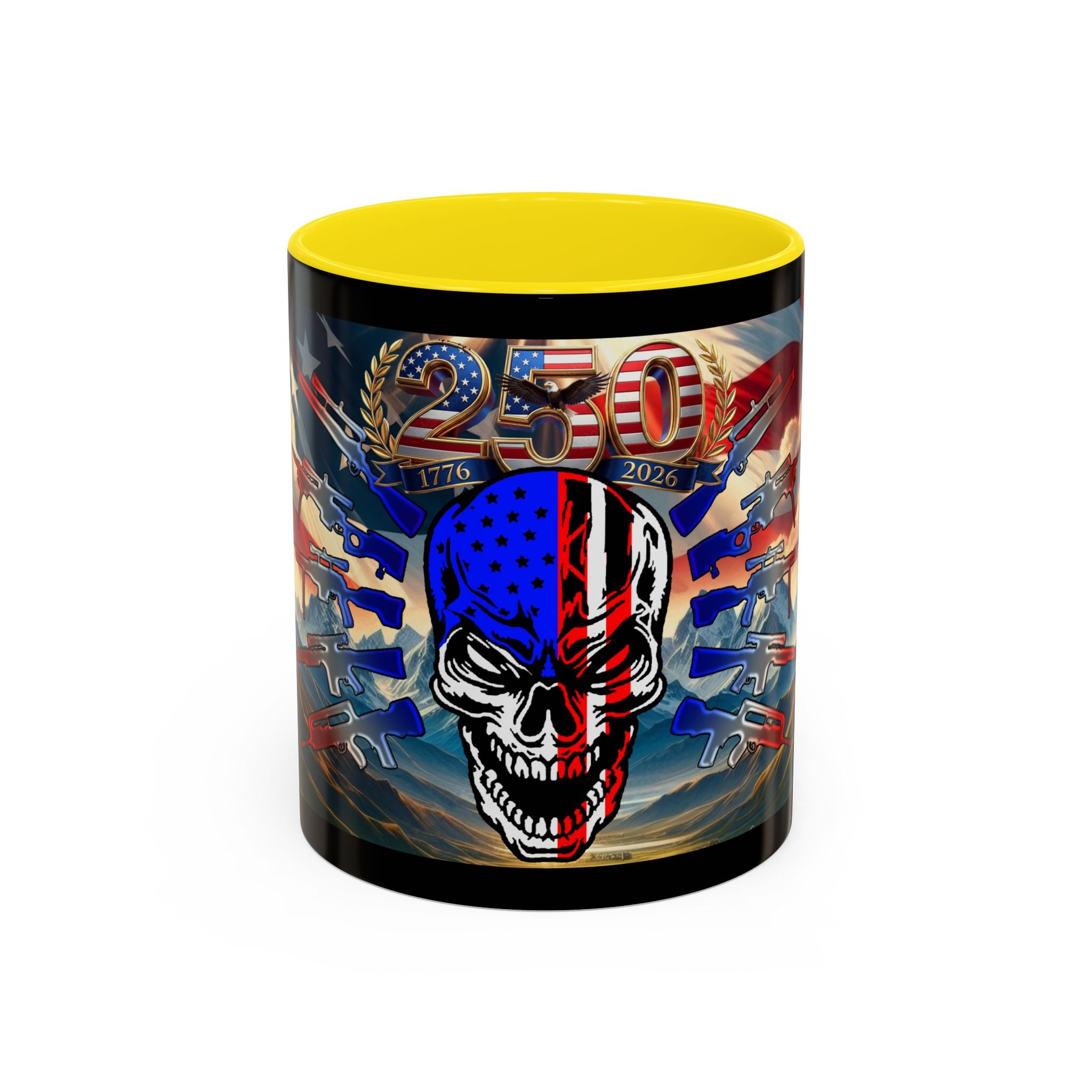 Skull & Guns 250th / Accent Coffee Mug 11/15 oz