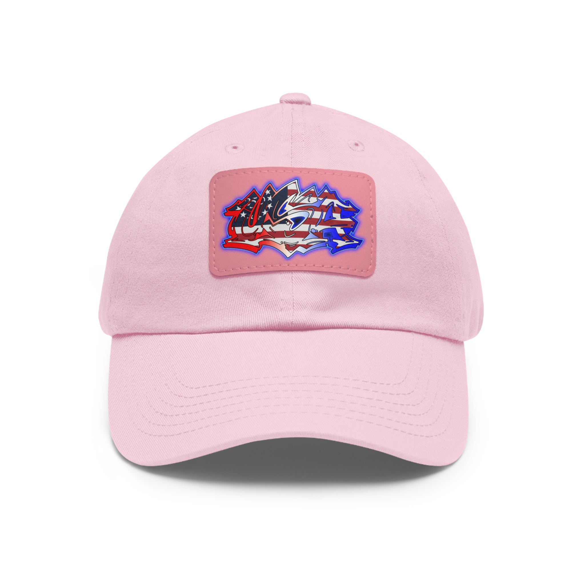 USA Graffiti / Leather Patch Hat