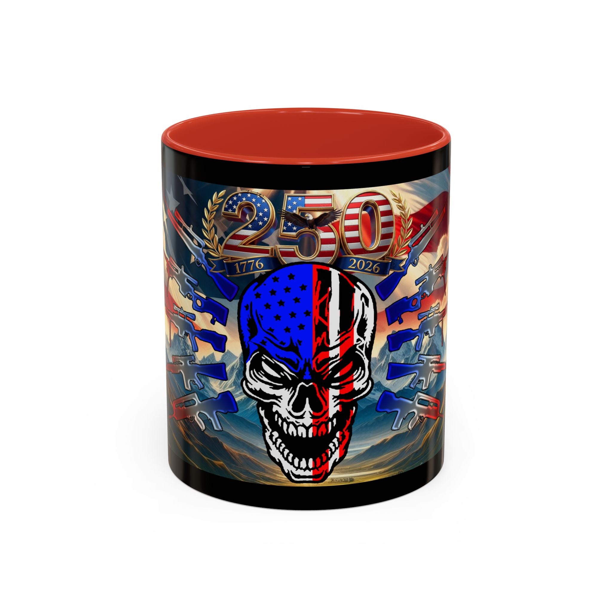 Skull & Guns 250th / Accent Coffee Mug 11/15 oz