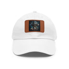 Skull Cowboy / Leather Patch Hat