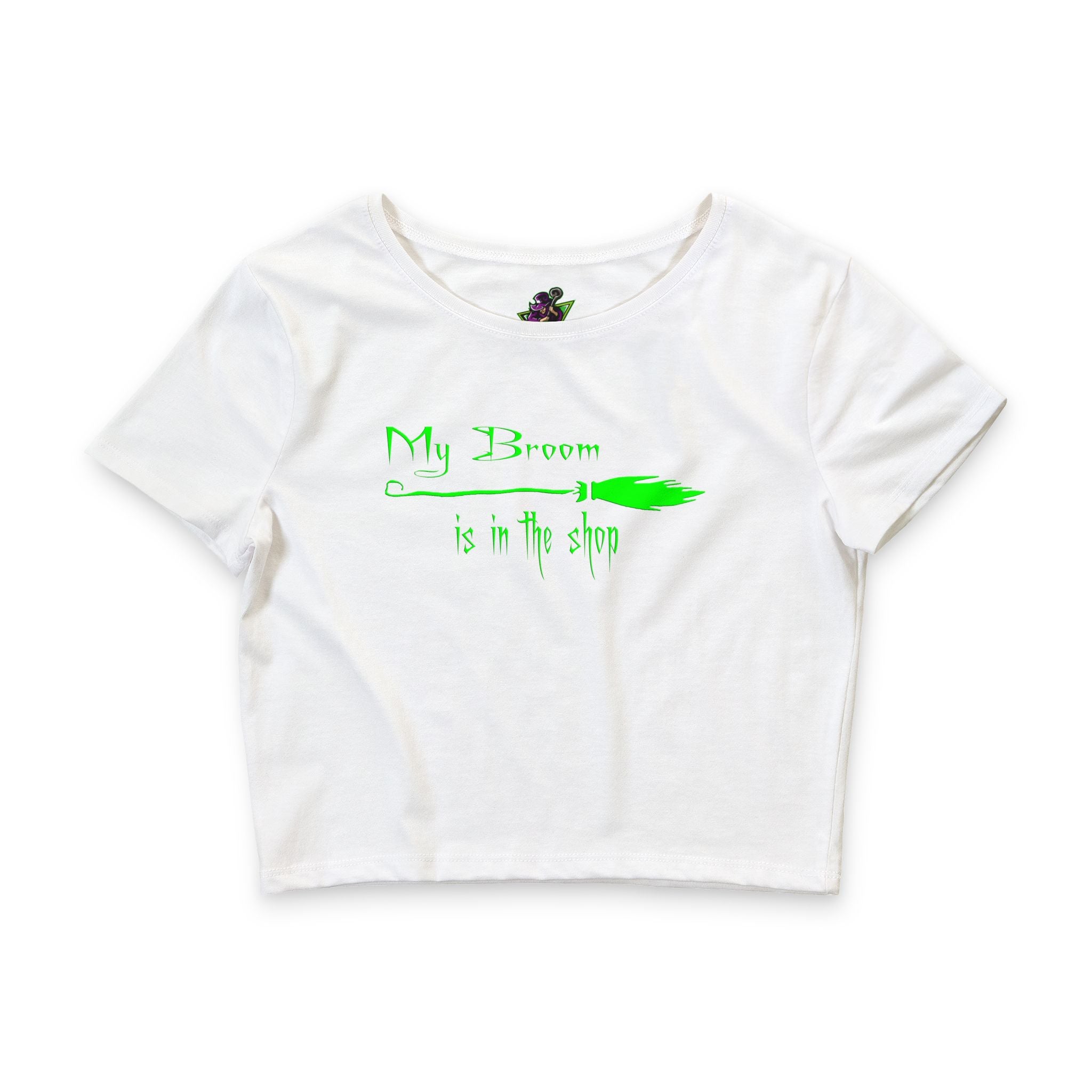 Broom Is in the Shop /Crop Tee