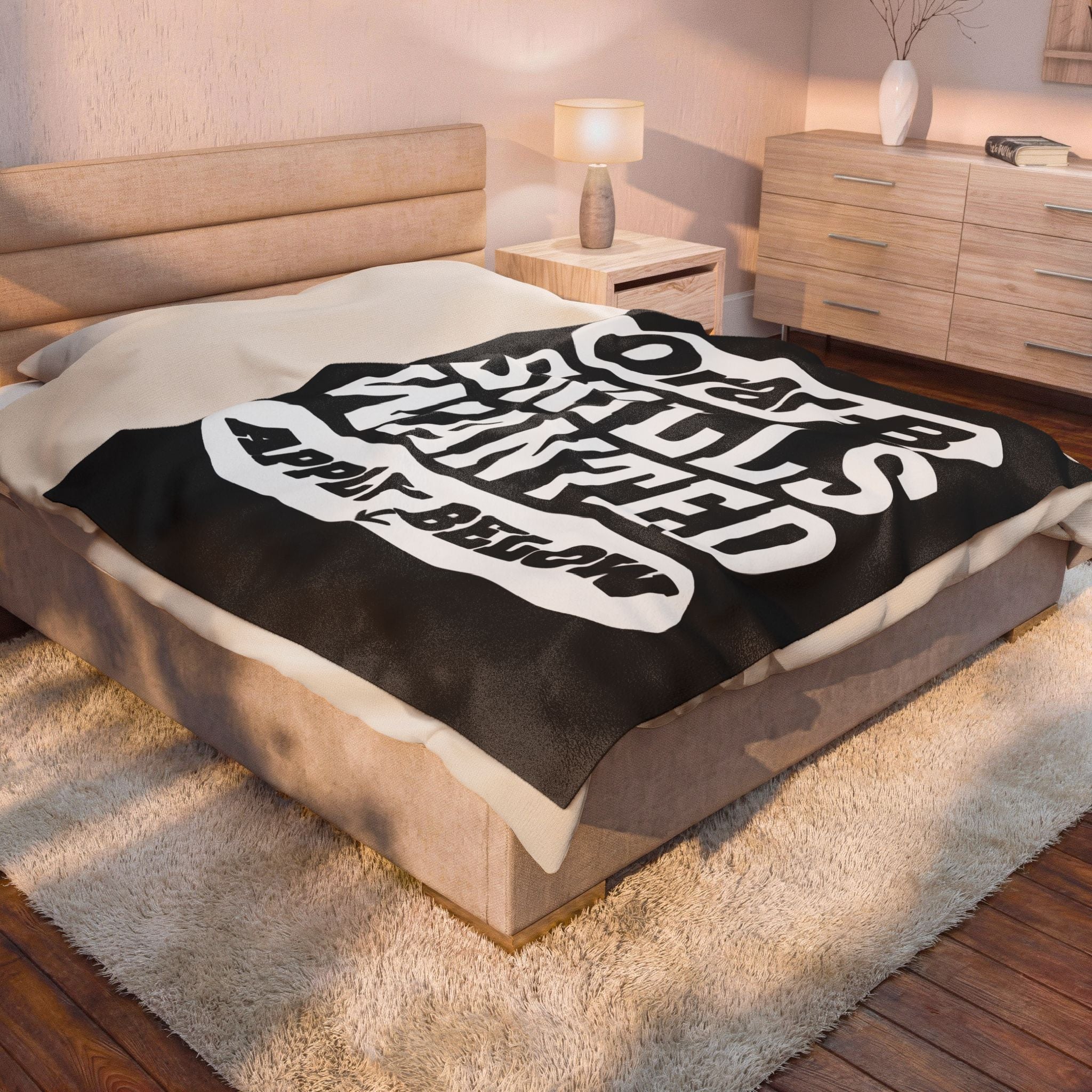 Oral-B Skills Wanted / Velveteen Plush Blanket