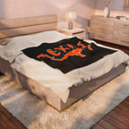 Texas Longhorns 1 / Velveteen Plush Blanket