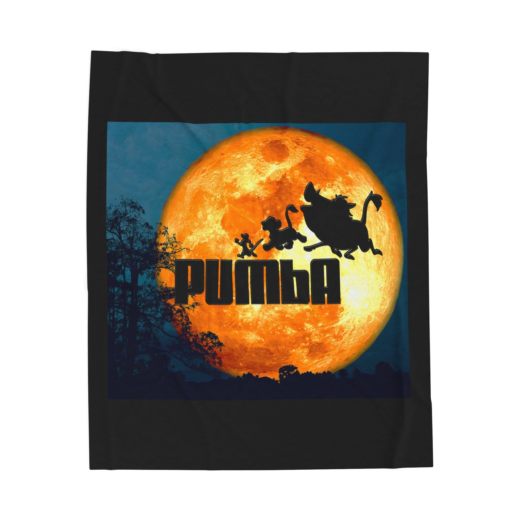 Pumba Moon / Velveteen Plush Blanket
