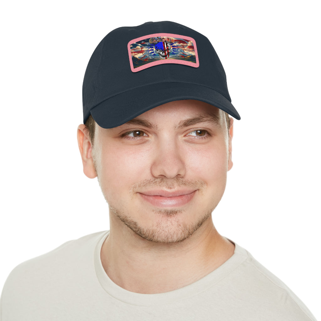 Skull & Guns 250th / Leather Patch Hat