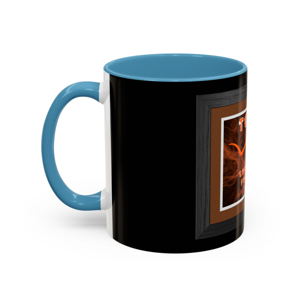 Texas Longhorns Framed / Accent Coffee Mug 11/15oz