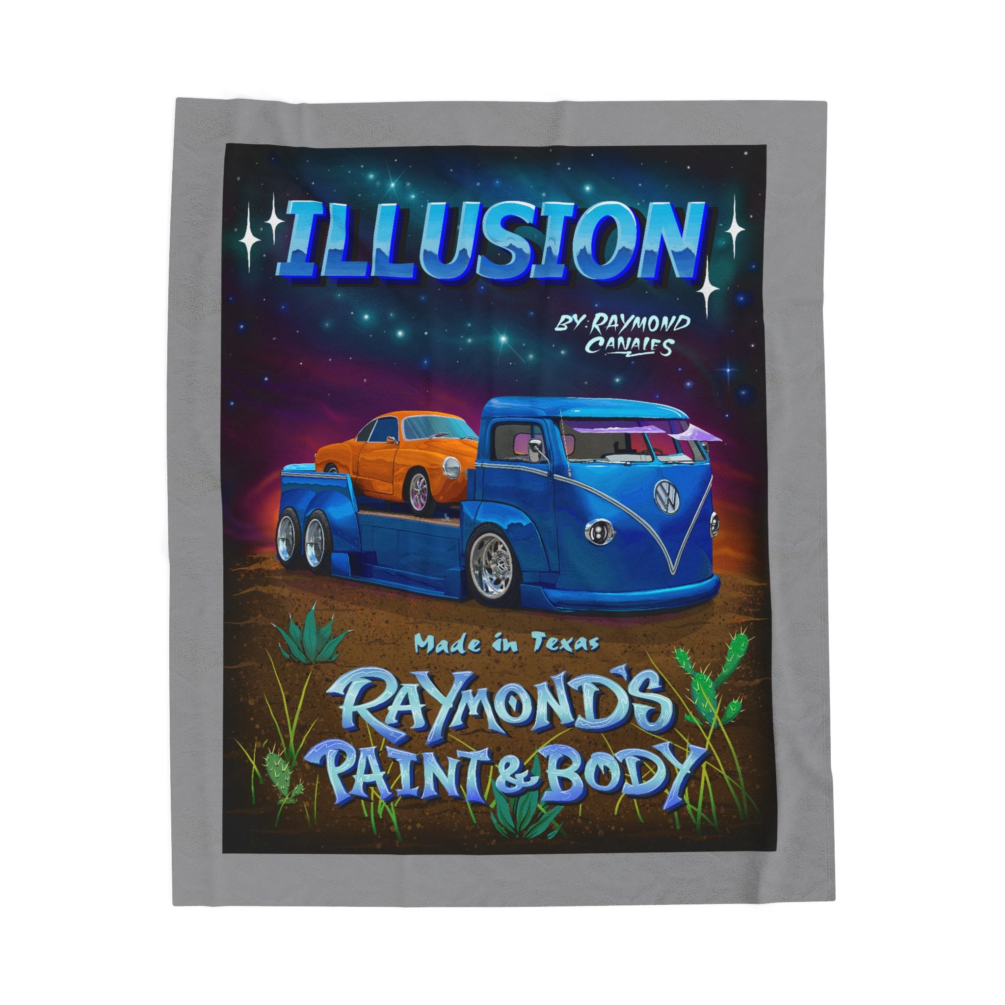 Raymond's Paint & Body 1 / Velveteen Plush Blanket