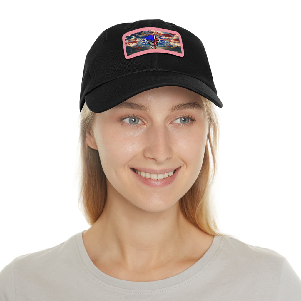 Skull & Guns 250th / Leather Patch Hat