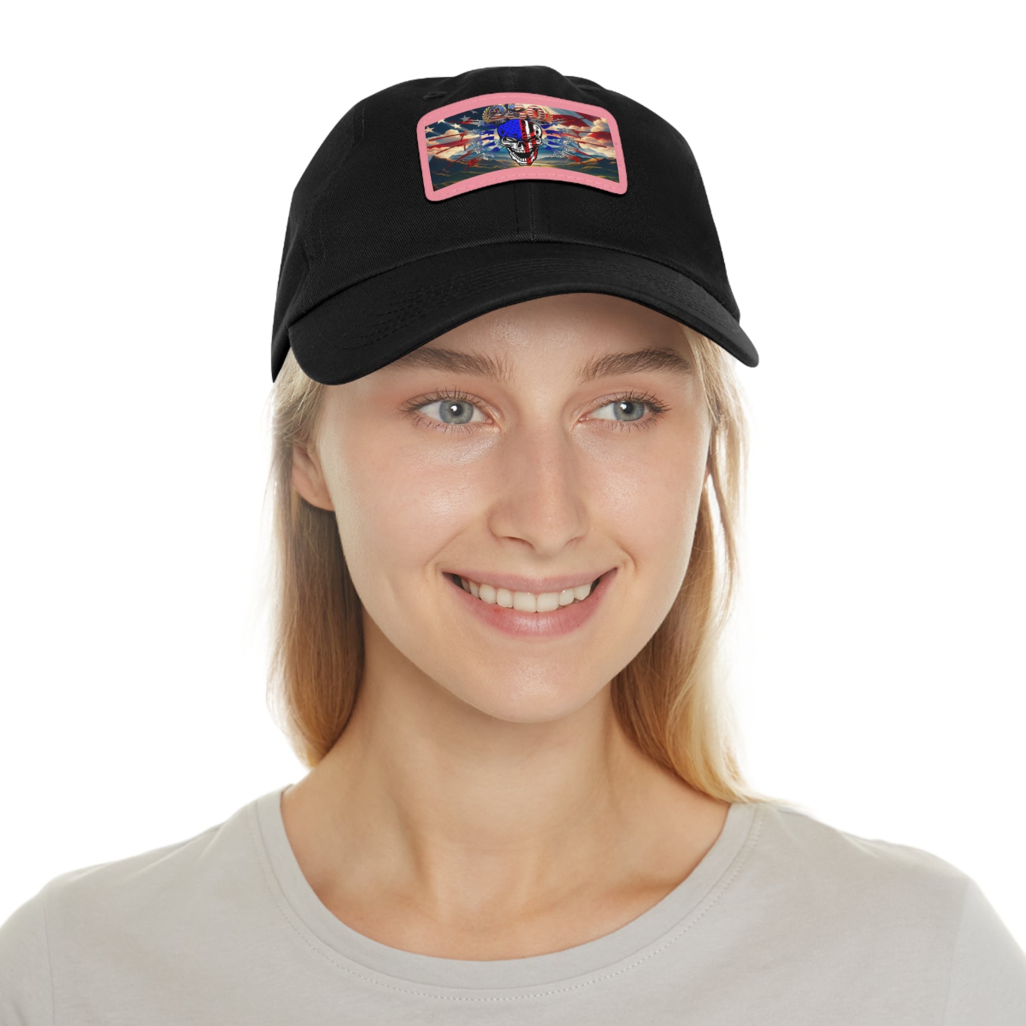 Skull & Guns 250th / Leather Patch Hat
