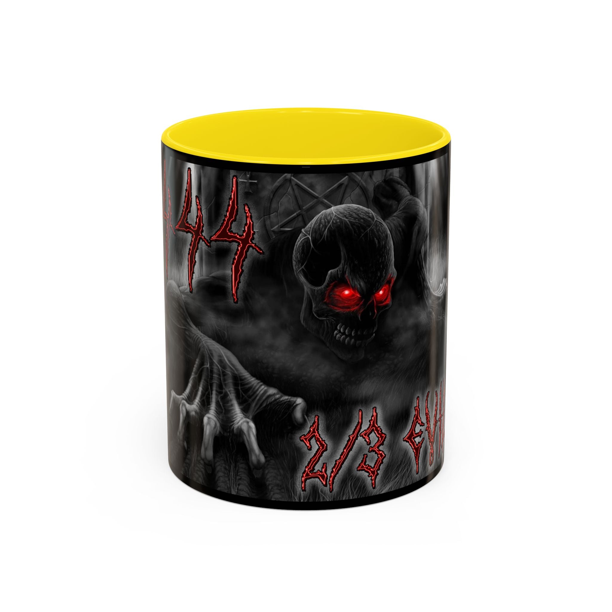 2/3 Evil Demon / Accent Coffee Mug 11/15oz
